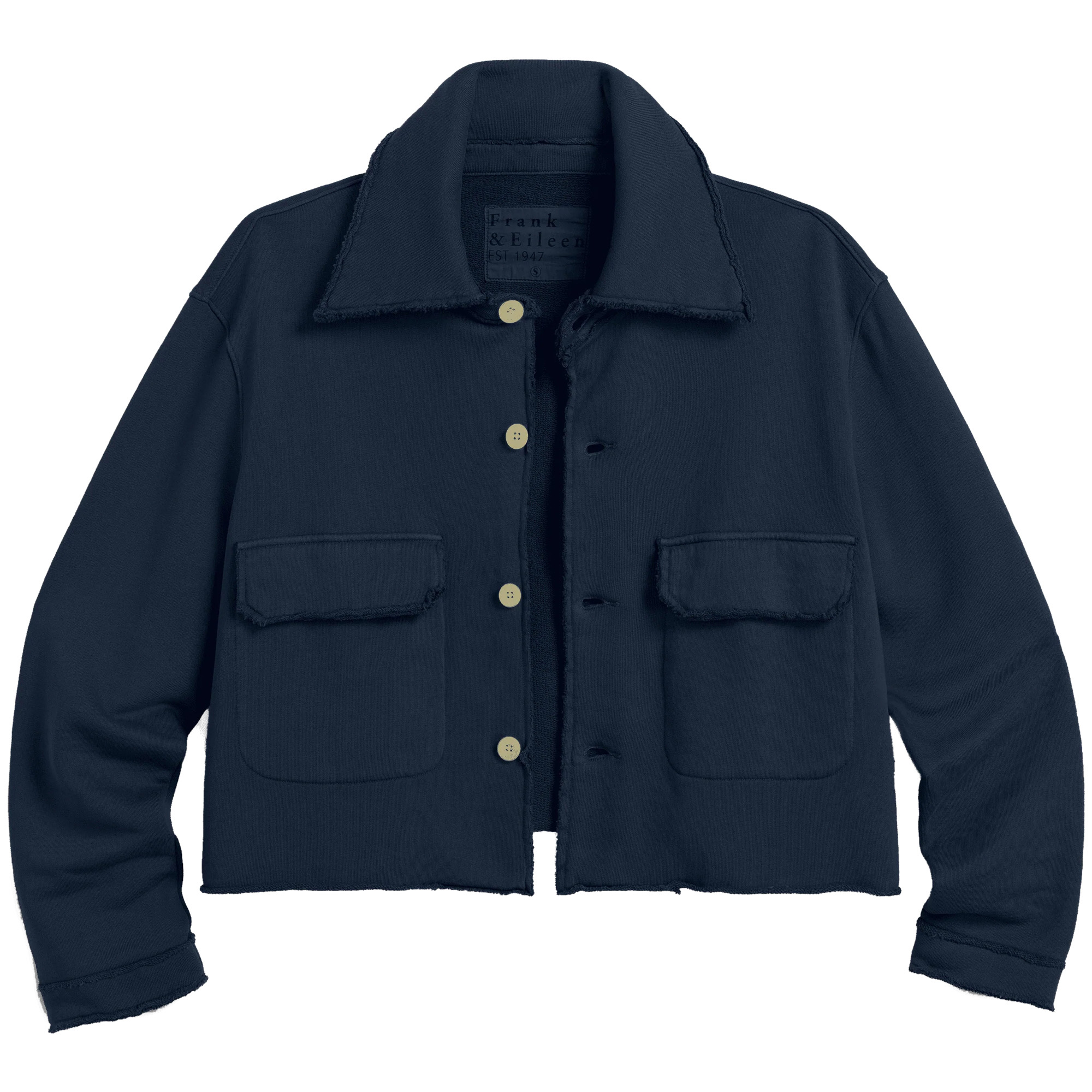 Rowan Cropped Sweatshirt Utility Jacket