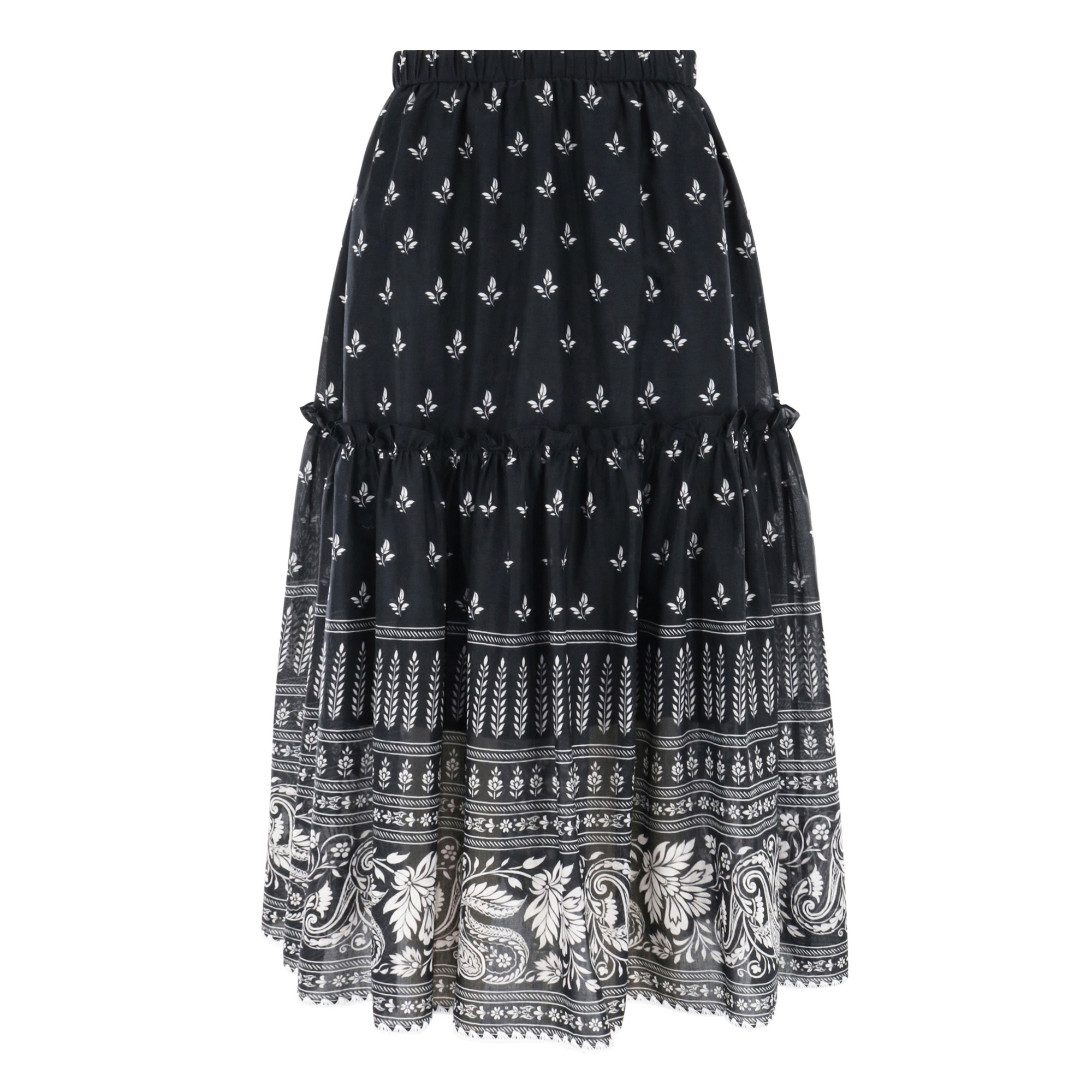 Barbara Wildflower Maxi Skirt