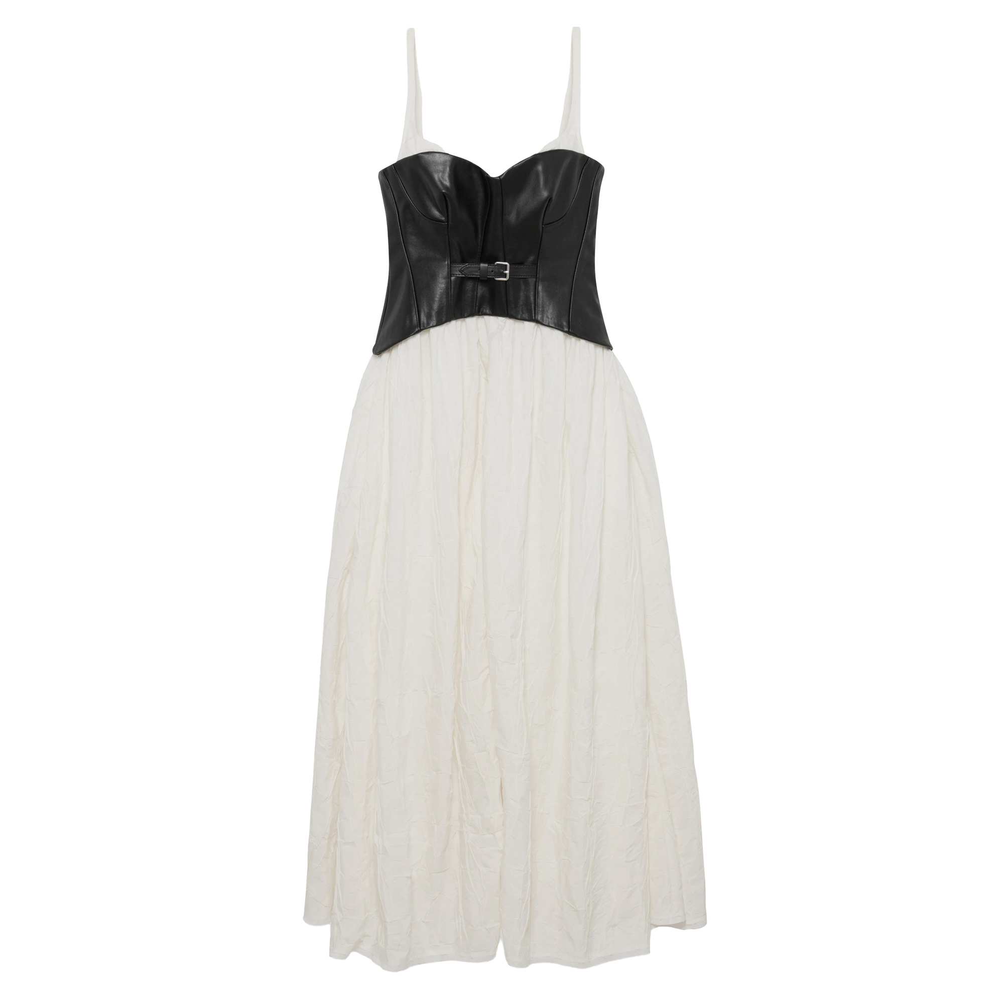 Cortland Belted Bustier Midi Dress