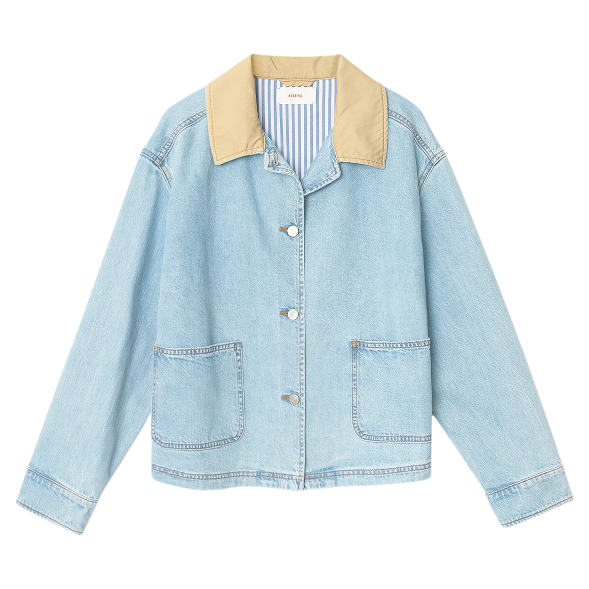 Cove Canvas Collar Denim Jacket