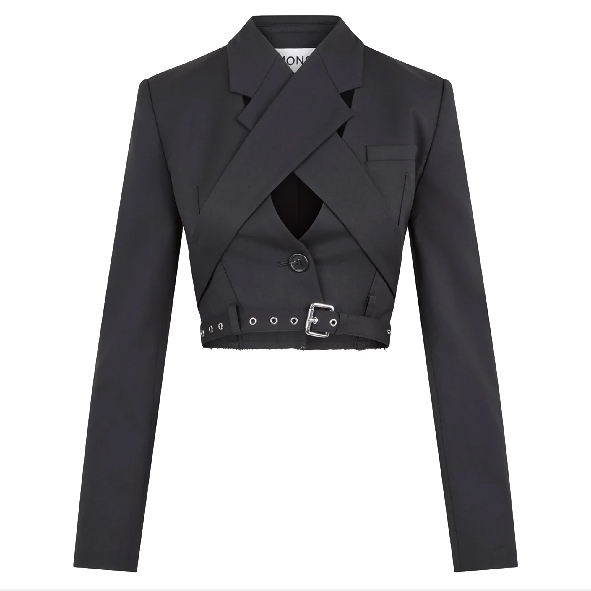 Harness Cropped Blazer