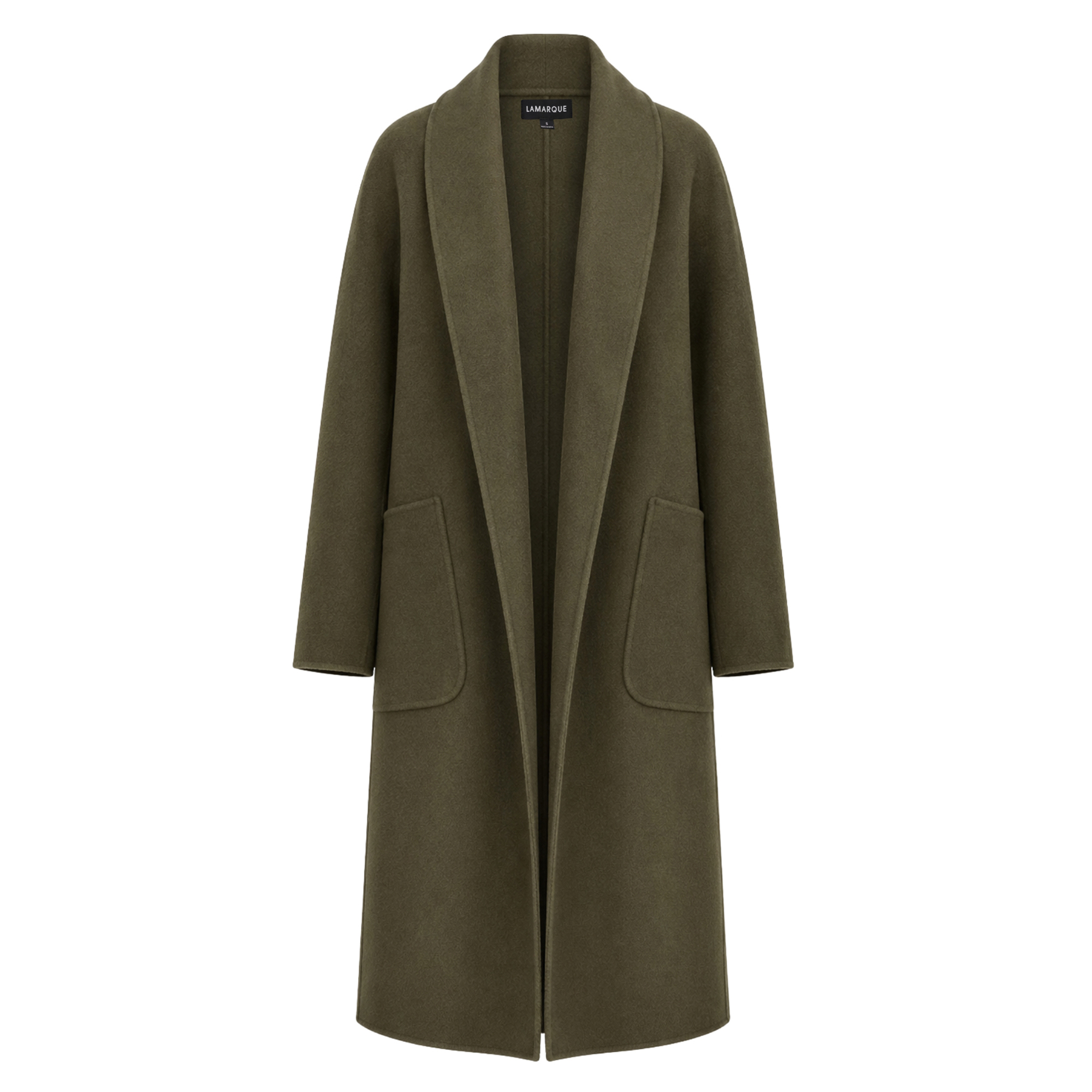 Thara Shawl Collar Wool Coat