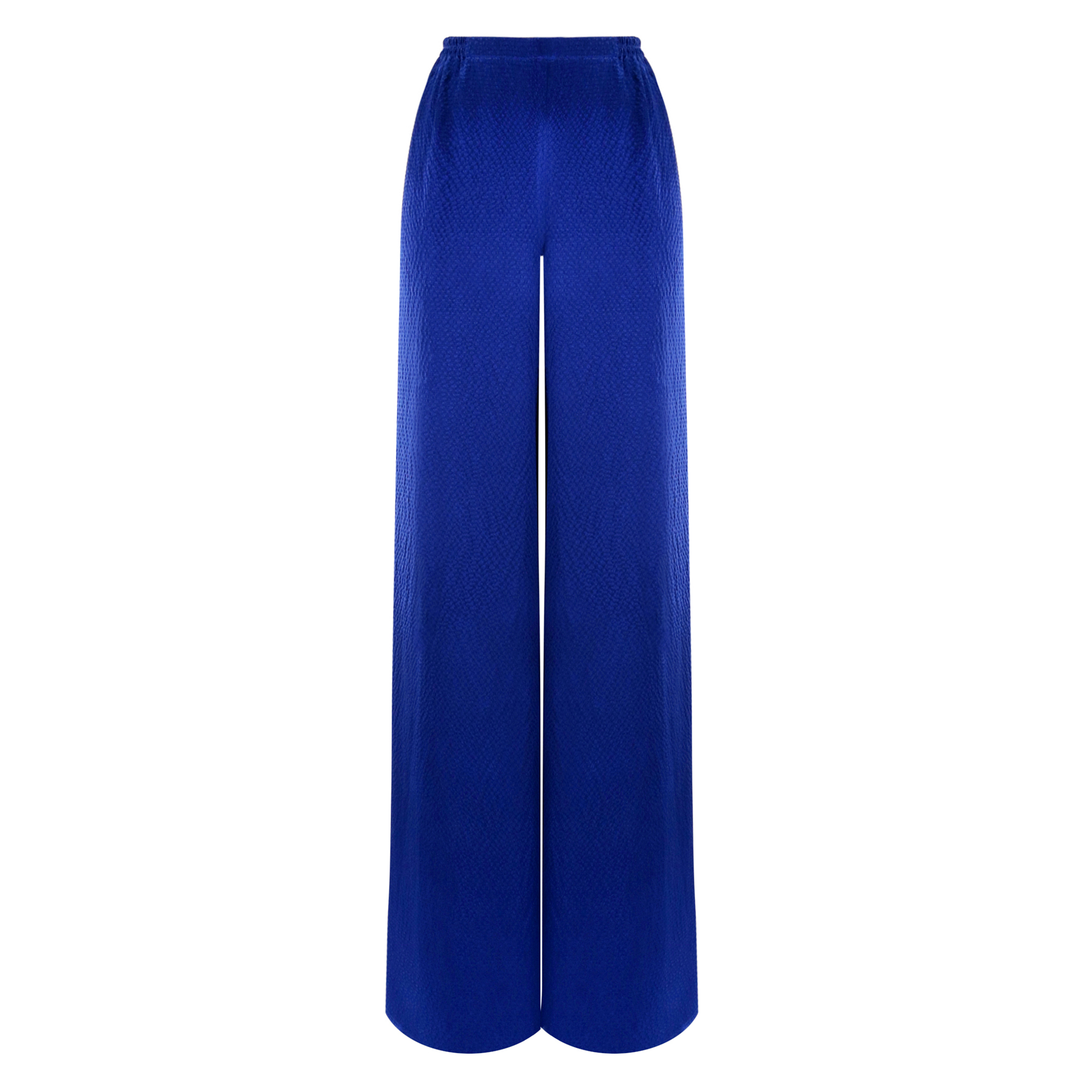 Hammered Satin Elastic Waist Pant