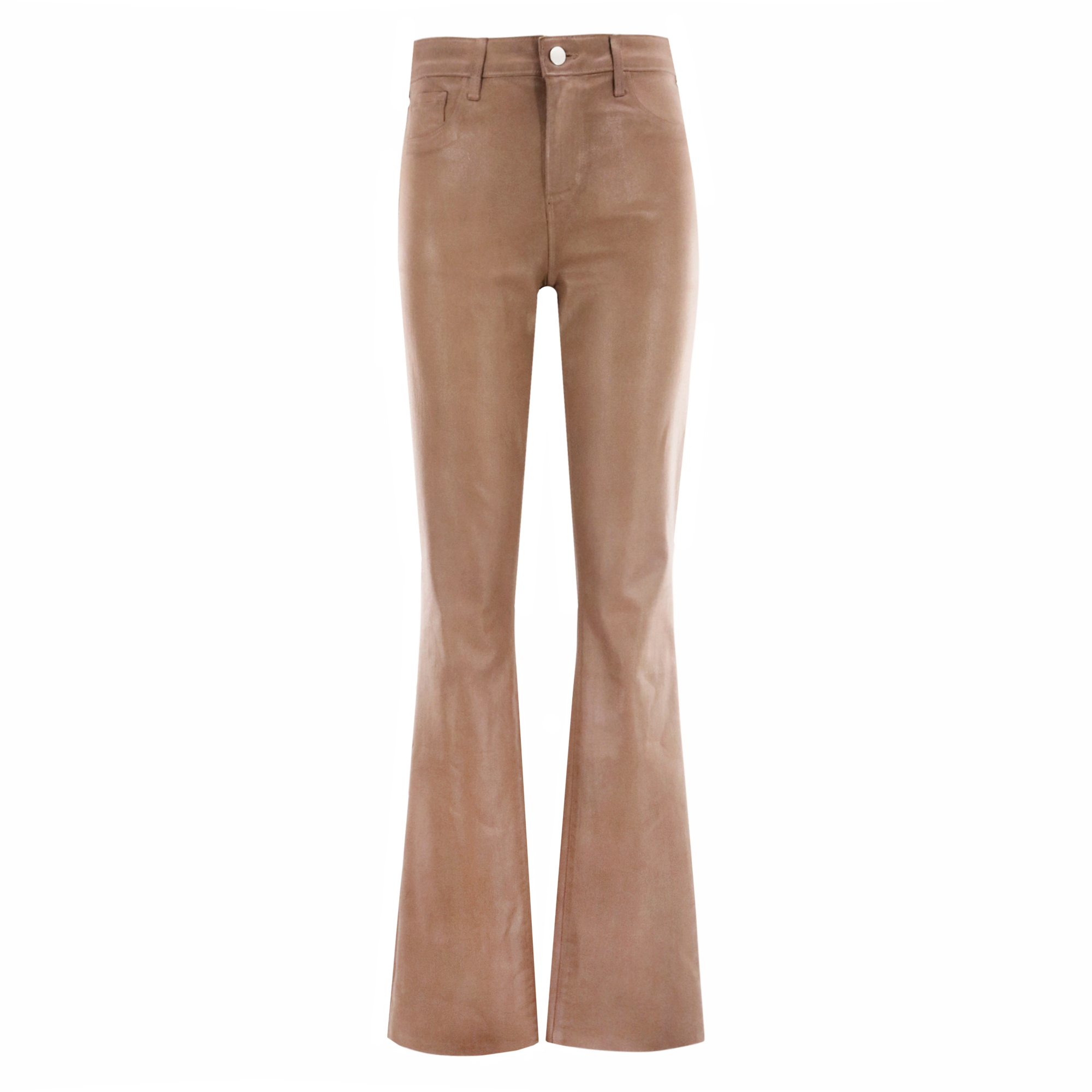 Ruth High Rise Straight Leg Coated Jean
