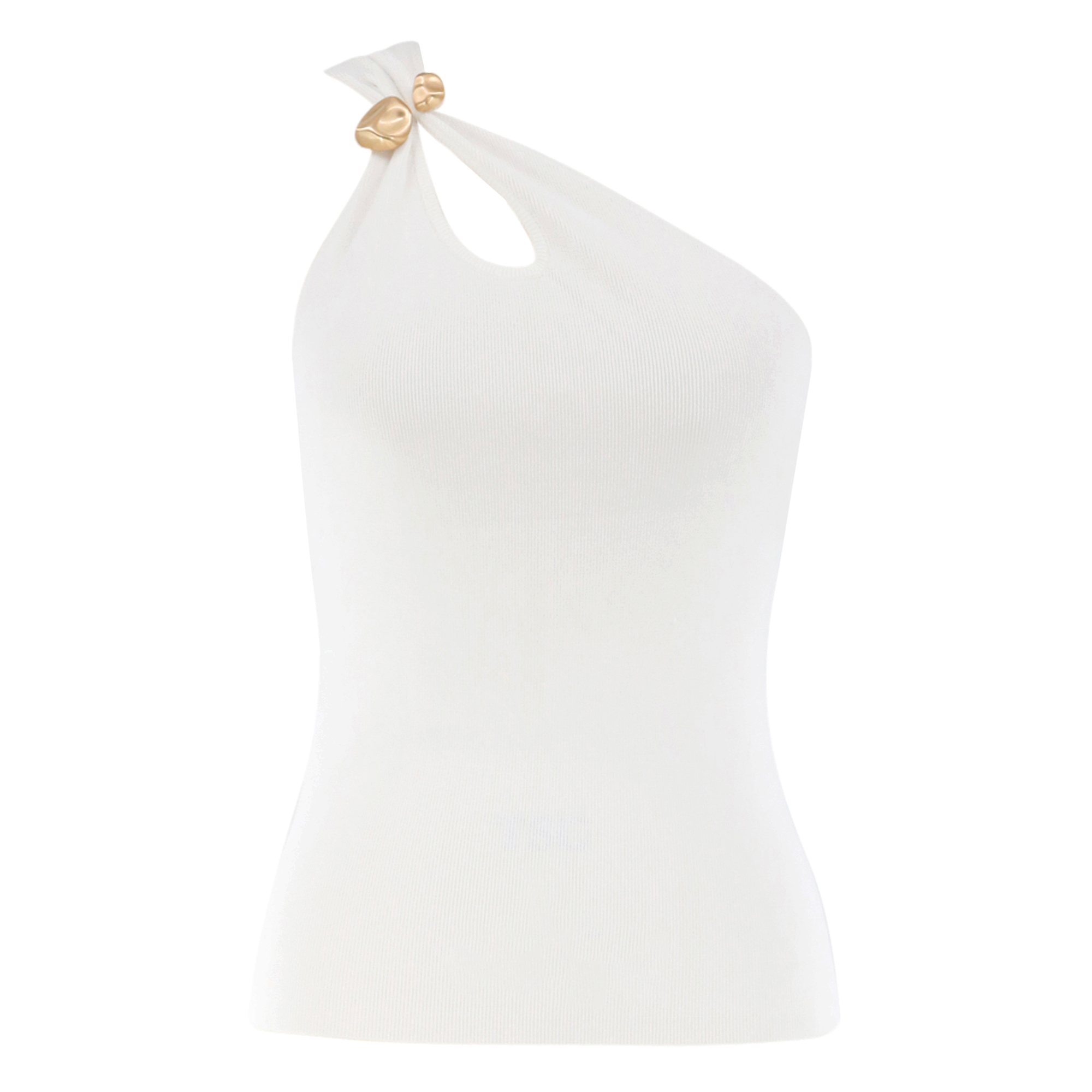 Anouk One-Shoulder Knit Top