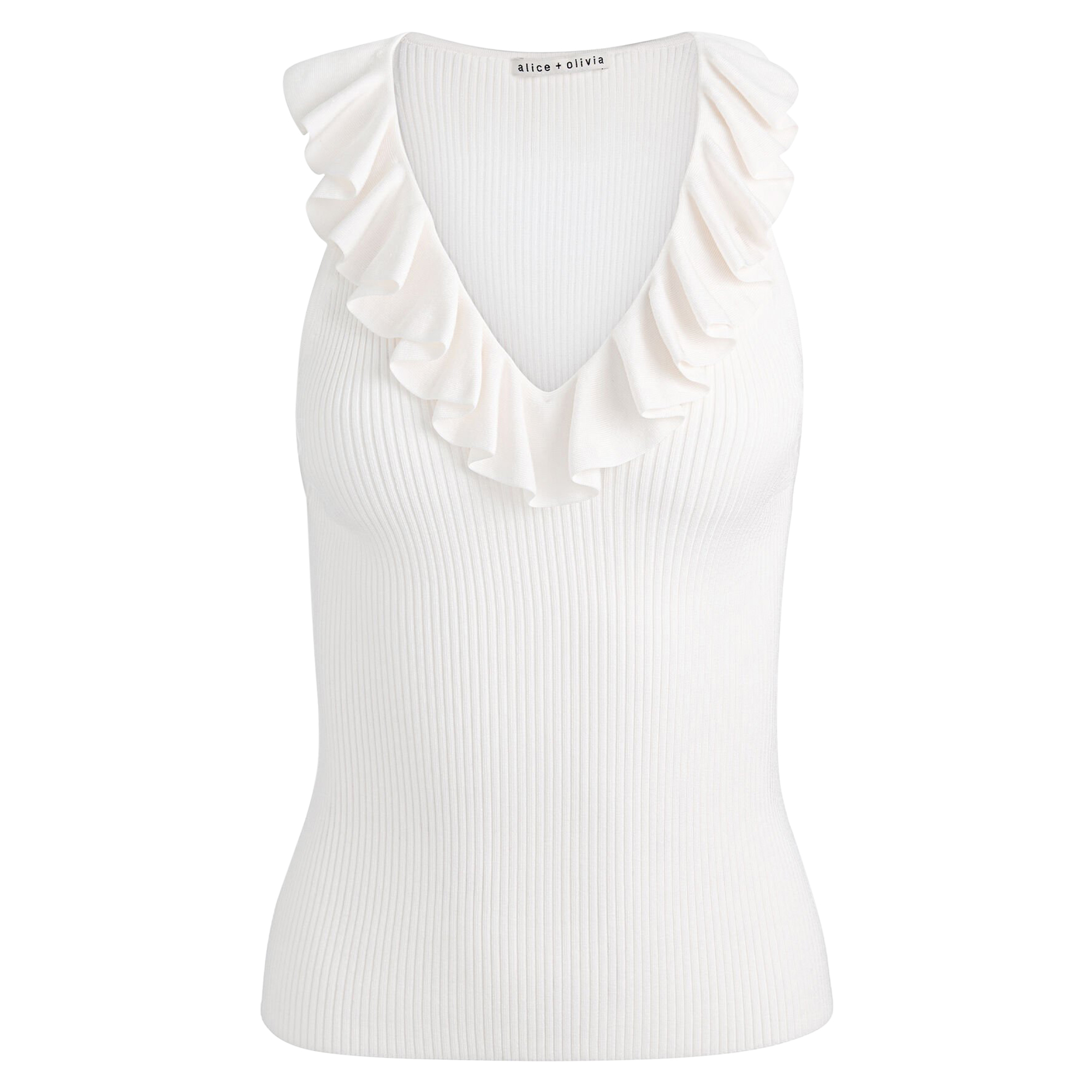 Marnie Knit Ruffle Tank Top