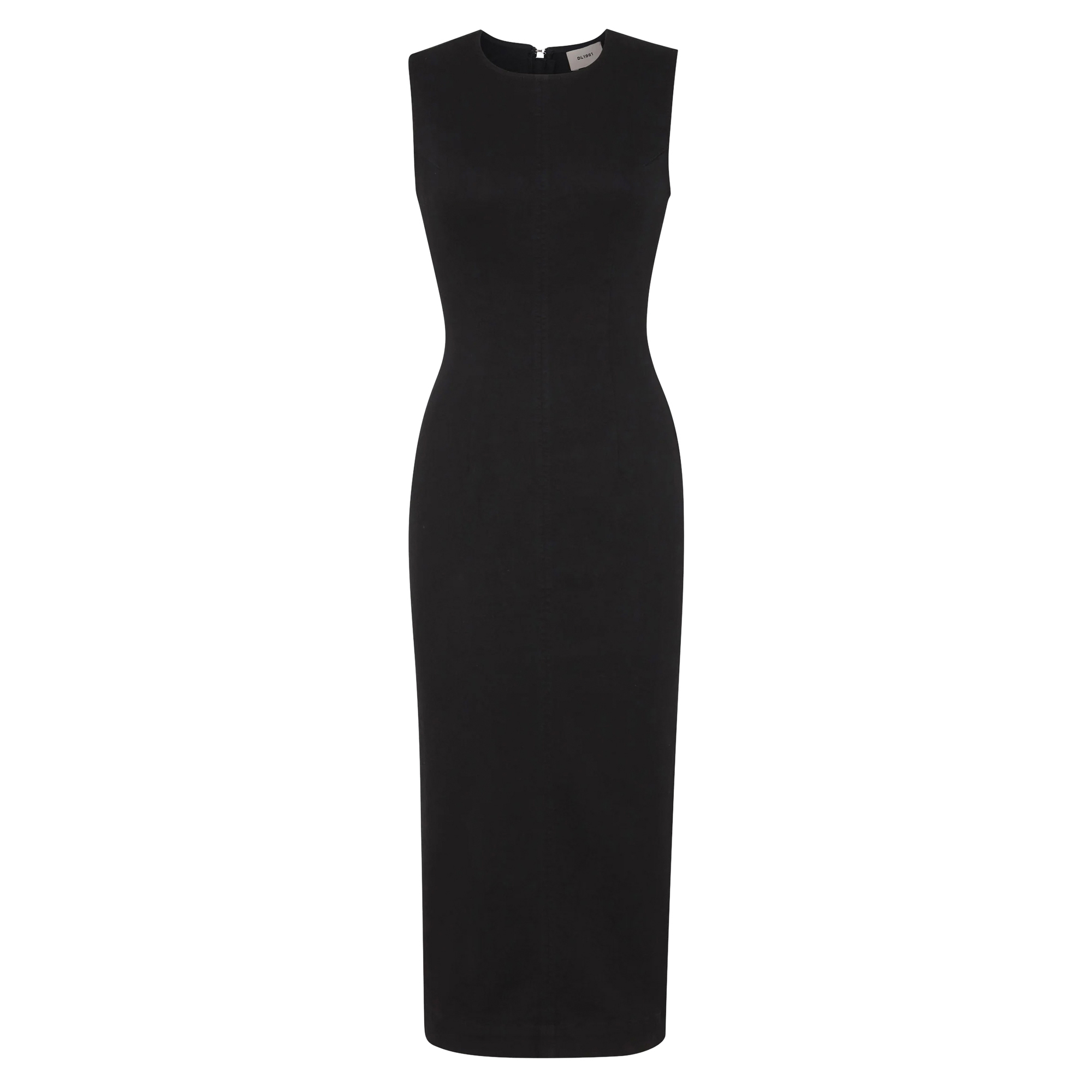 Esme Sleeveless Instasculpt Denim Midi Dress