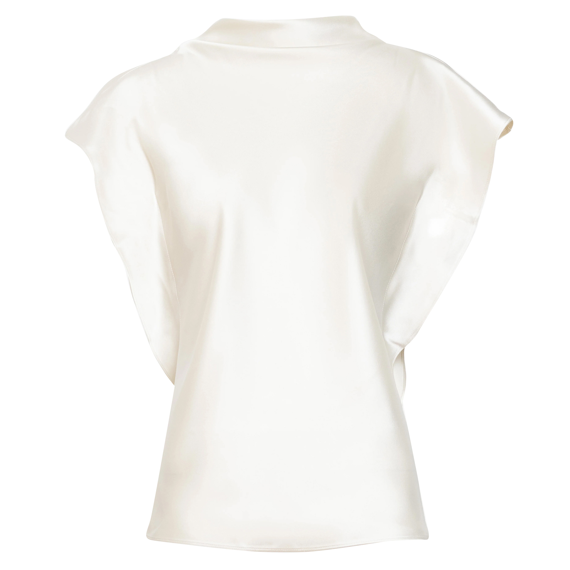 Adrien Short Sleeve Satin Top