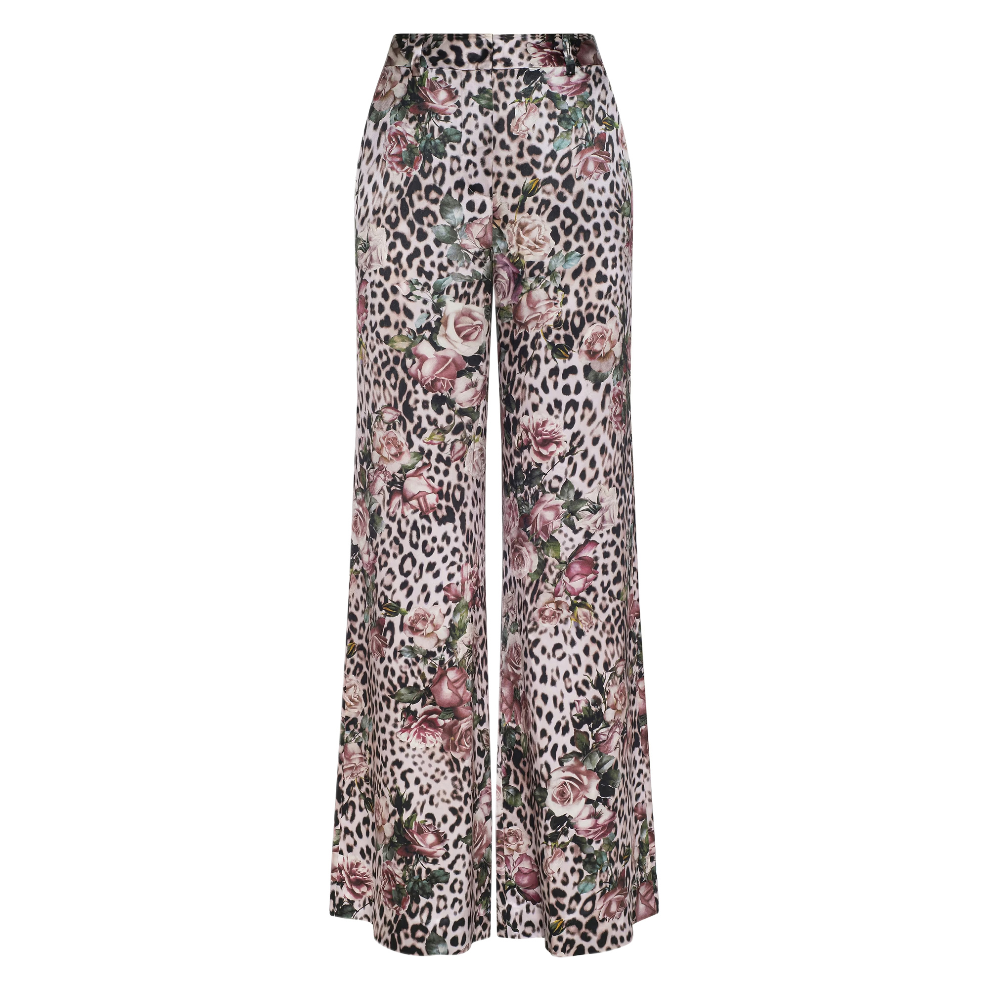Pilar Wide-Leg Silk Pant