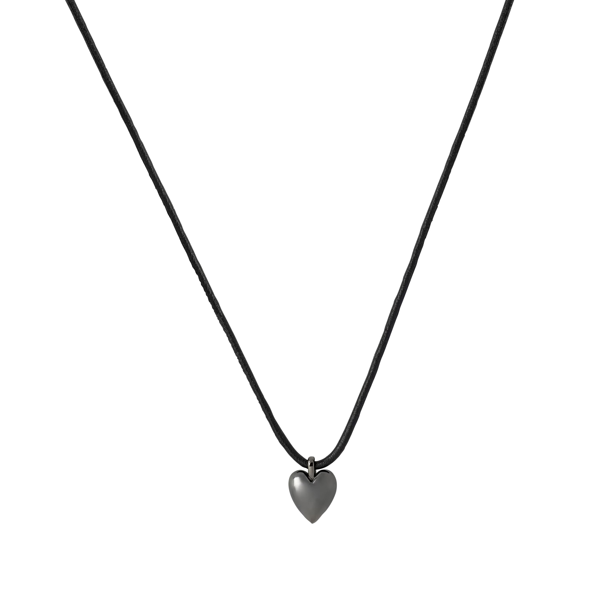 Small Puffy Heart Choker