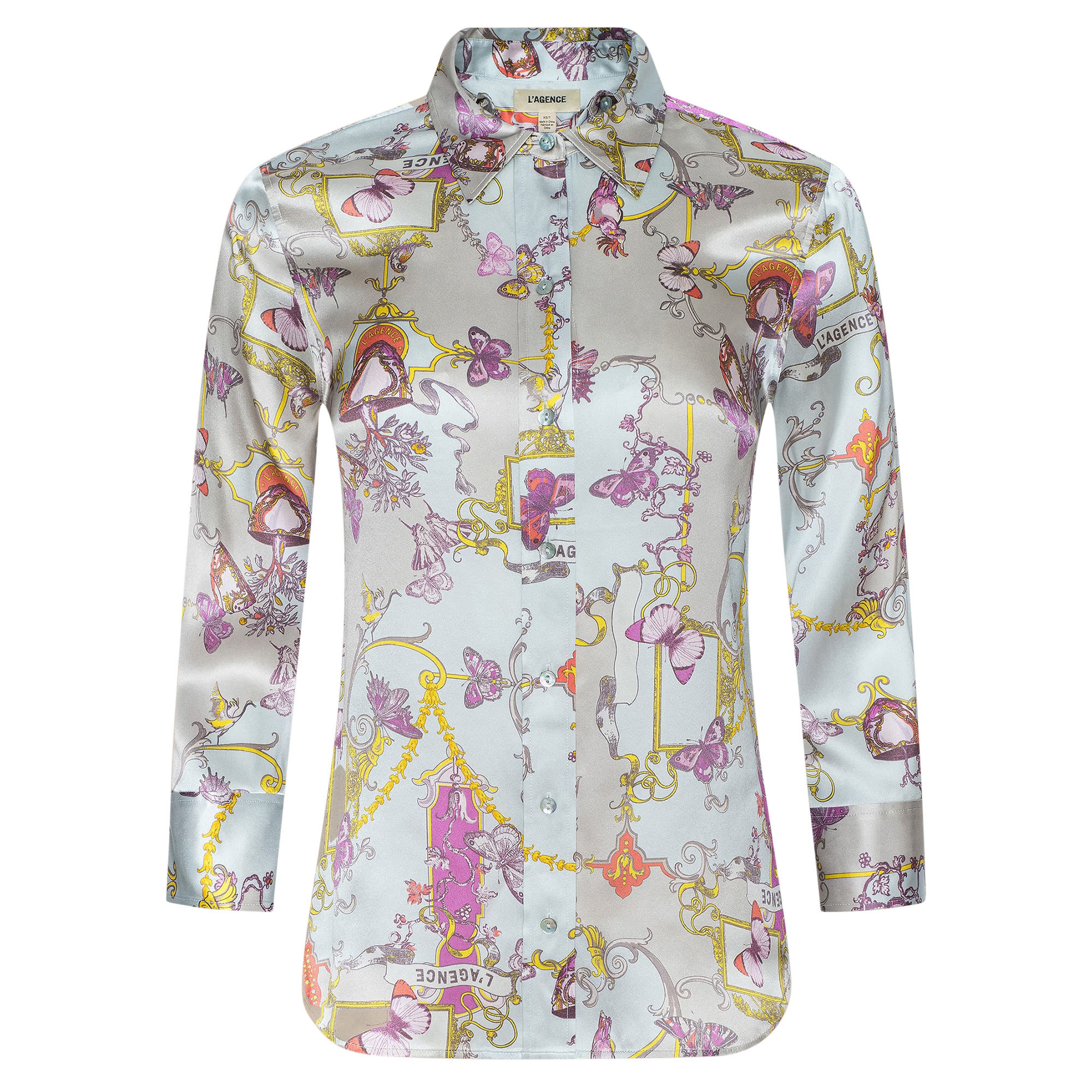 Dani 3/4 Sleeve Silk Blouse