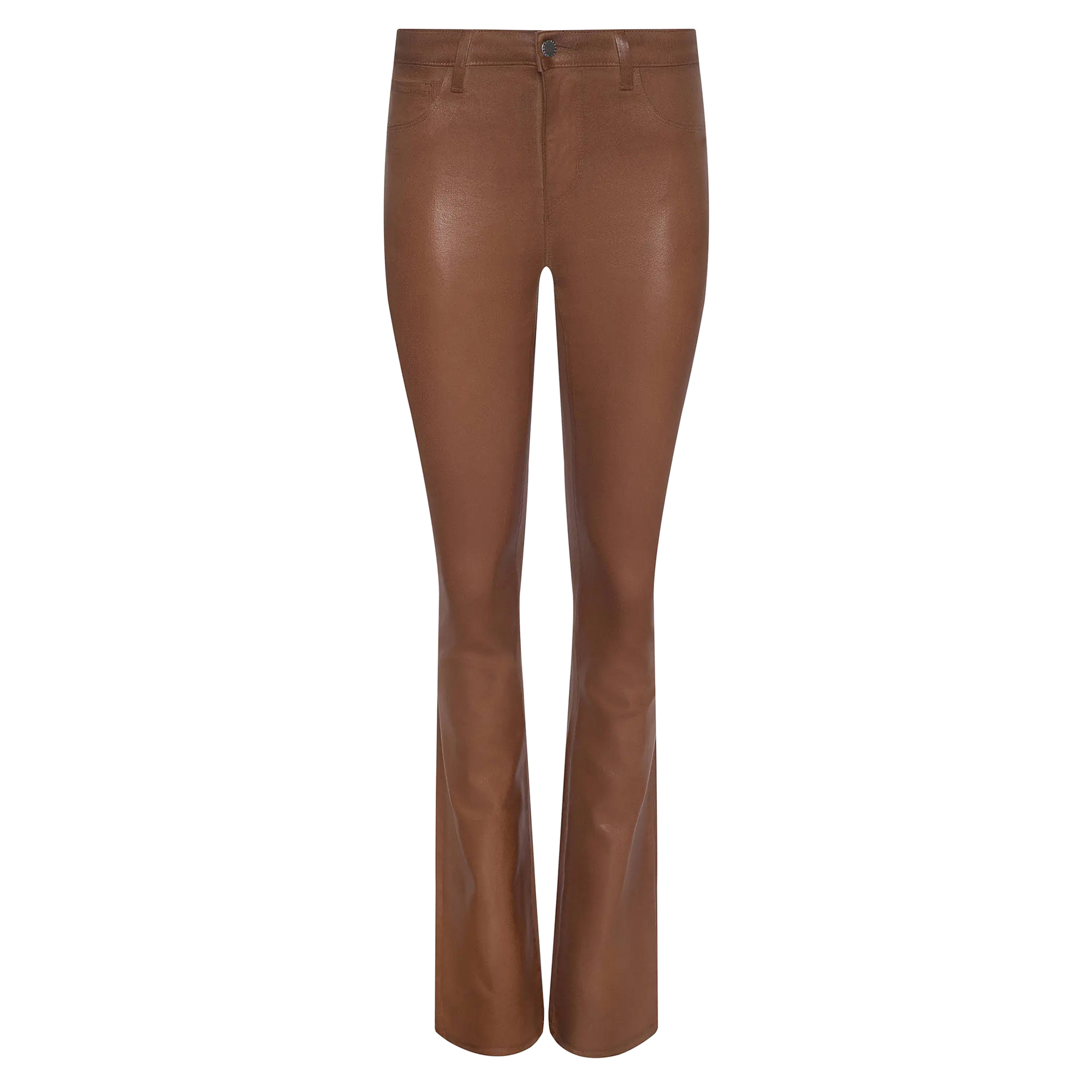 Selma High-Rise Sleek Baby Bootcut Coated Jean