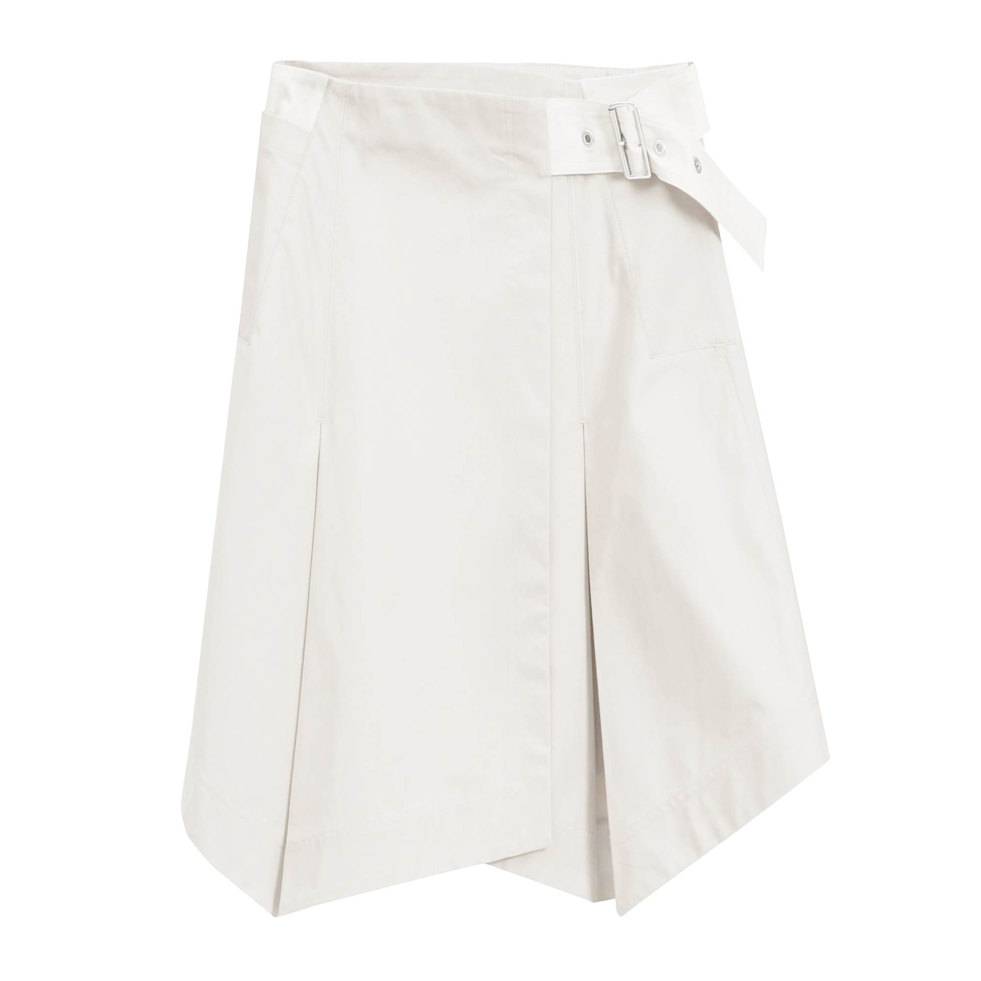 Two-Toned Handkerchief Wrap Skirt
