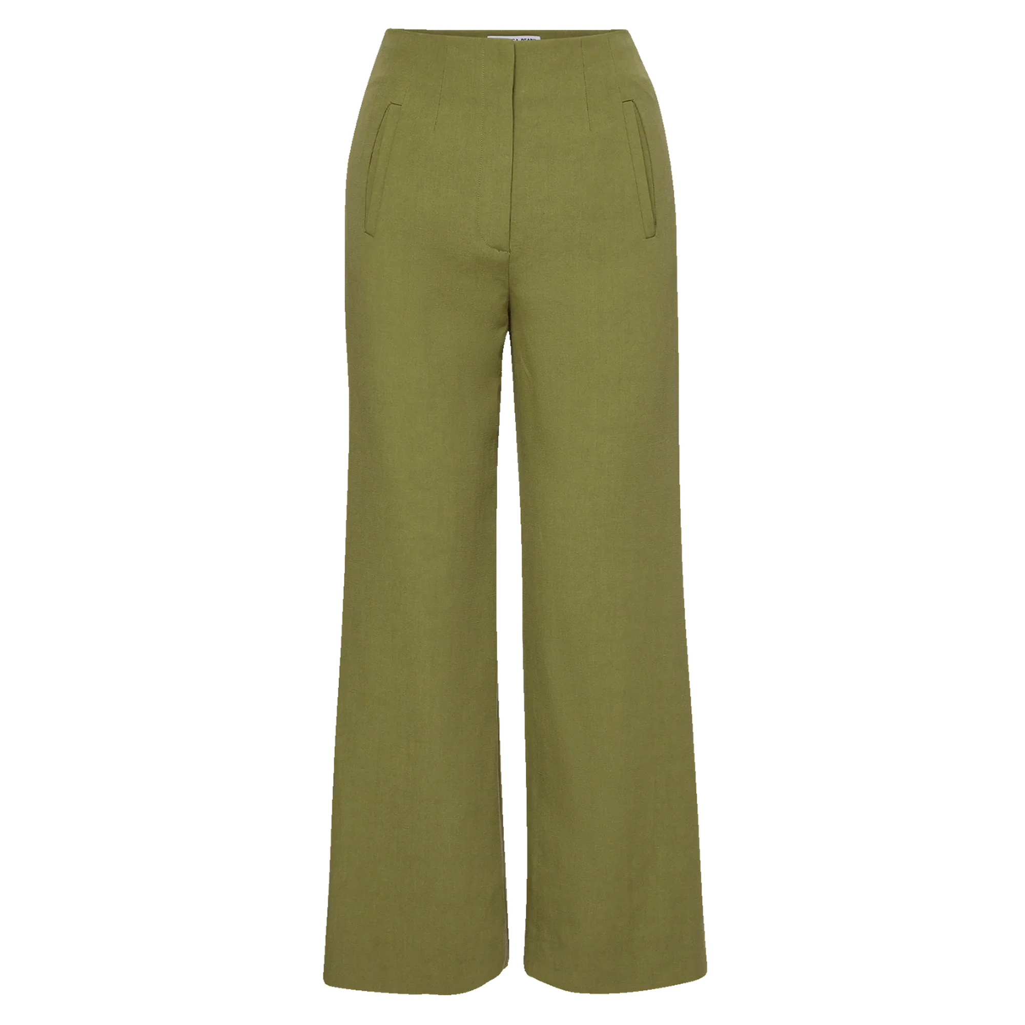 Dova High-Rise Cropped Wide-Leg Pant