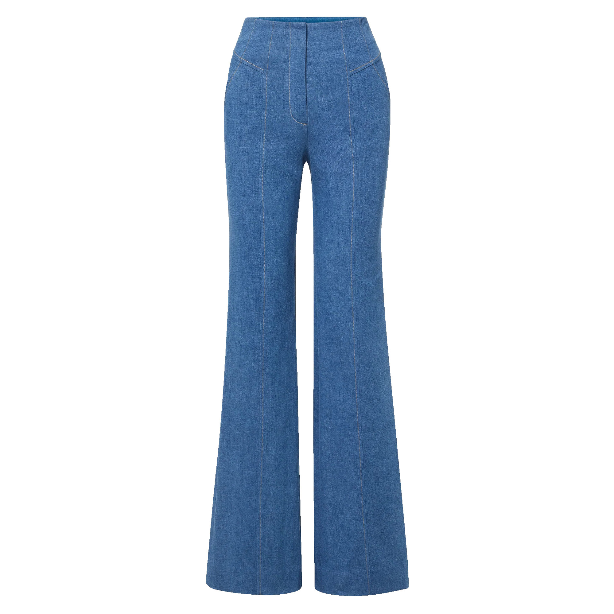 Frenkle High-Rise Flared Denim Trouser
