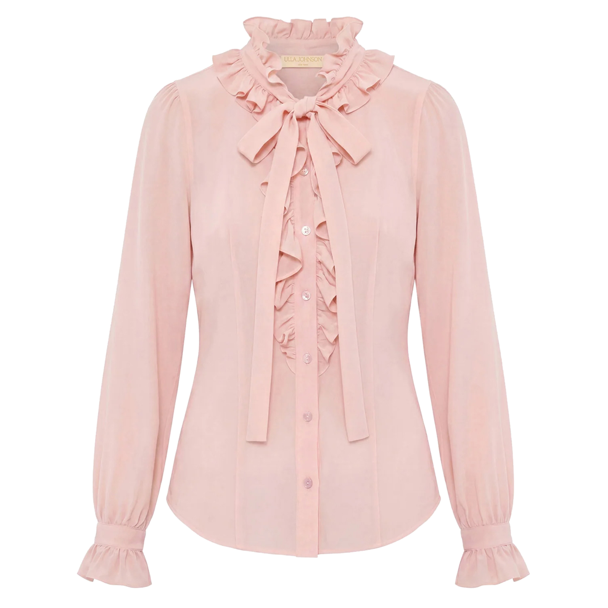 Catroux Long Sleeve Silk Blouse