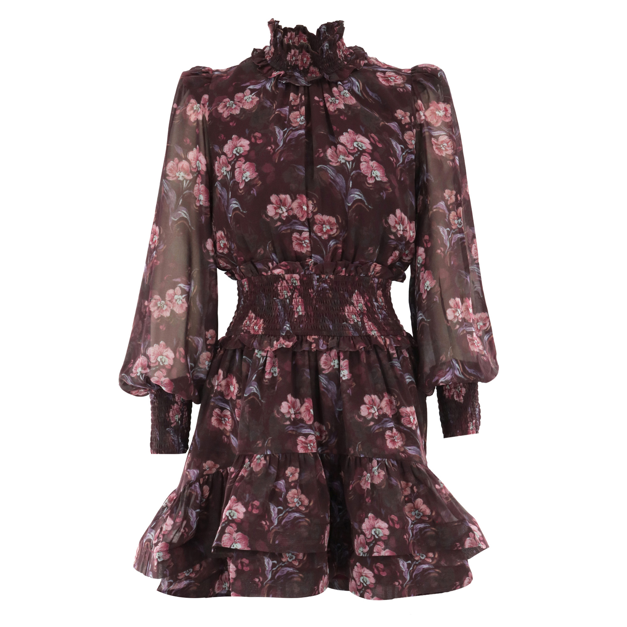 Rosaria High Neck Mini Dress