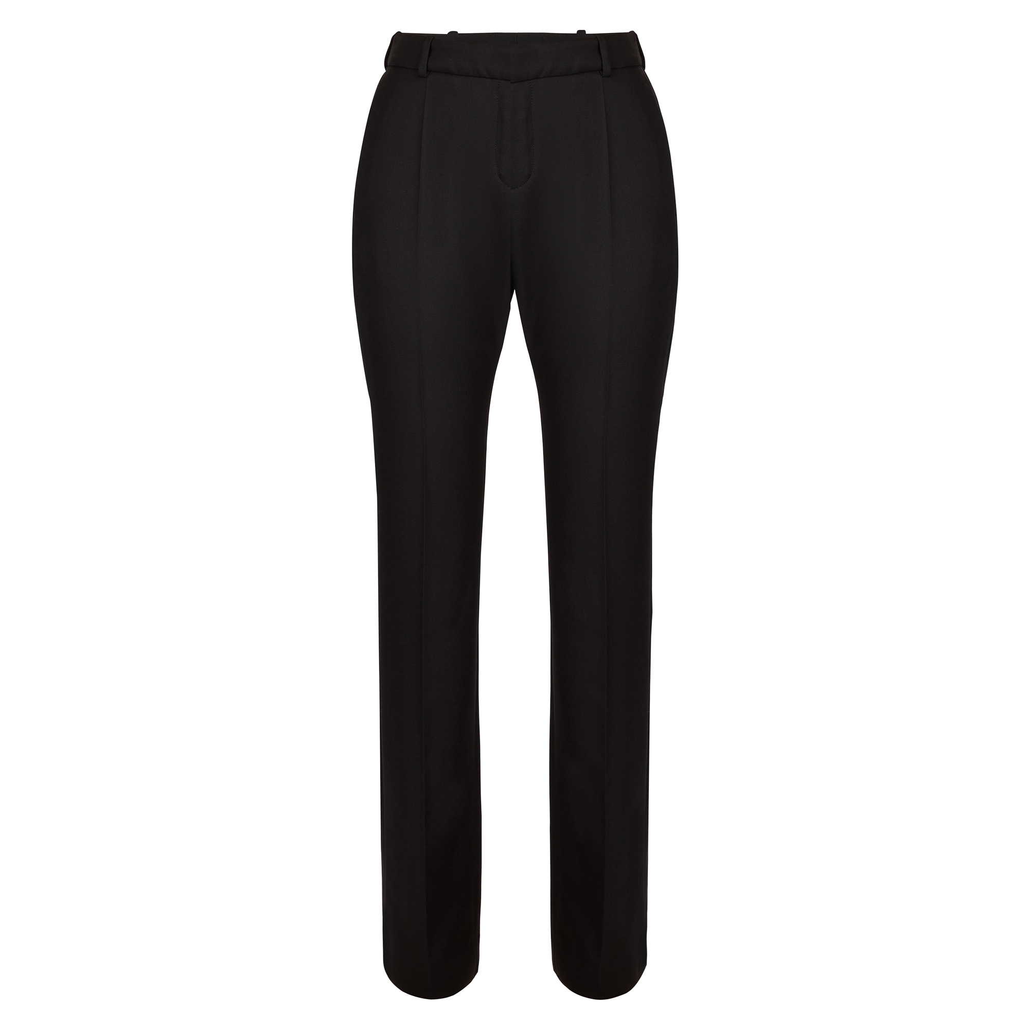 Straight Wool Pants