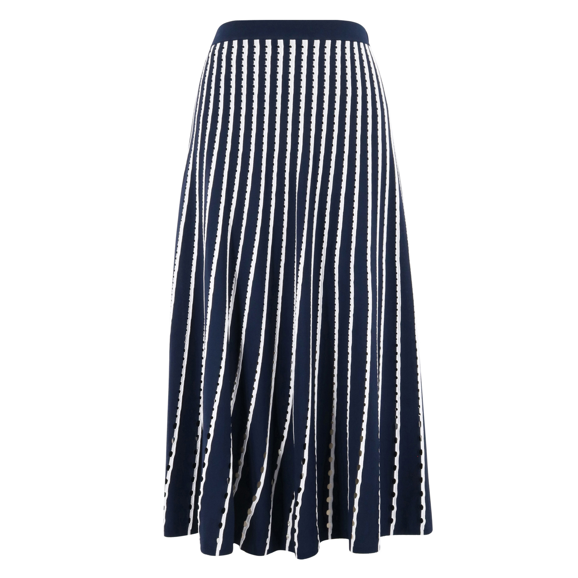 Colton Knit Pinstripe Midi Skirt