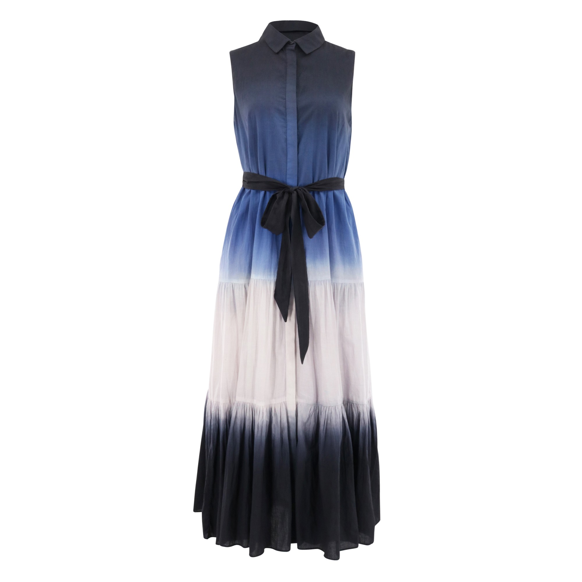 Arabella Sleeveless Belted Midi Dress