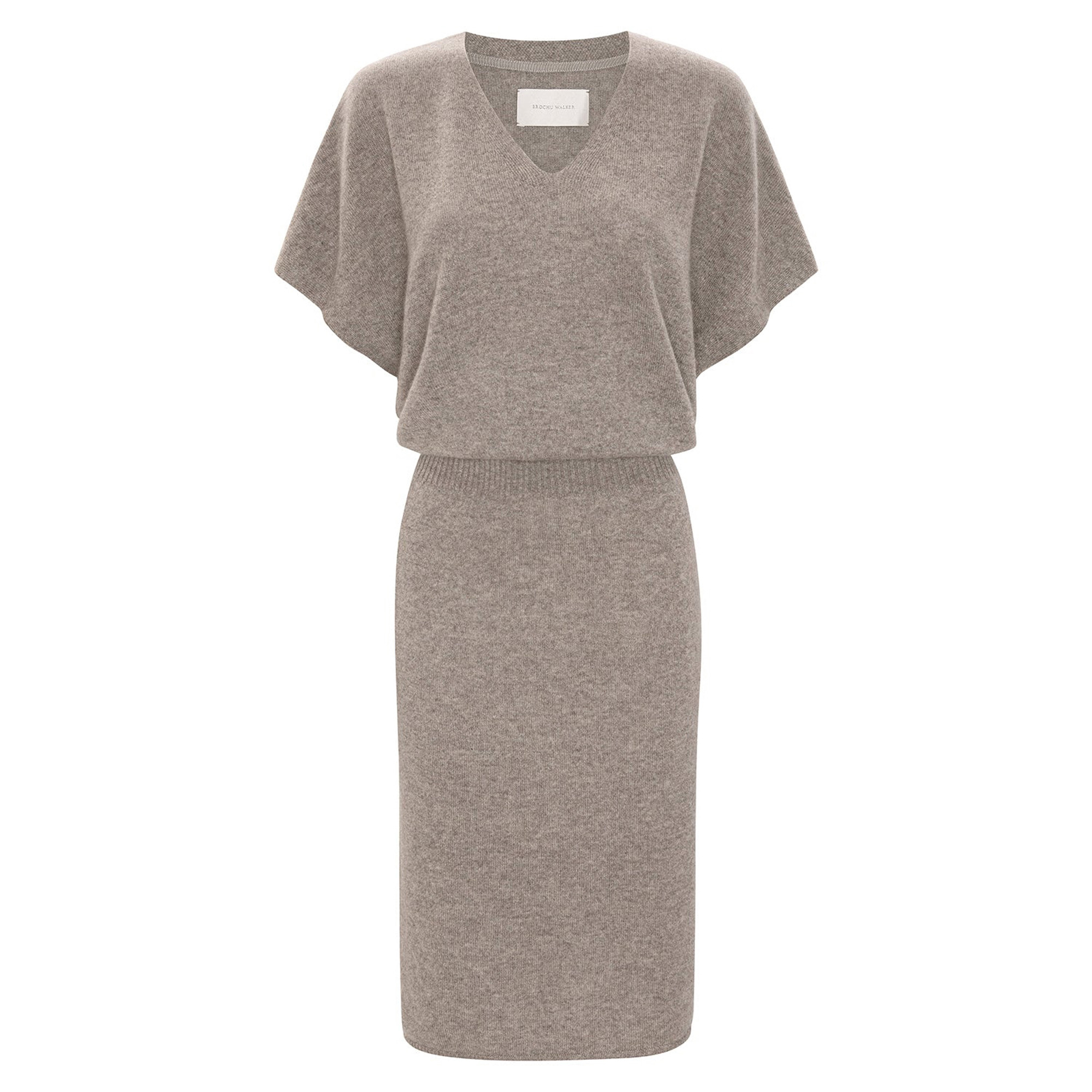 The Ophi Vee Cashmere Dress