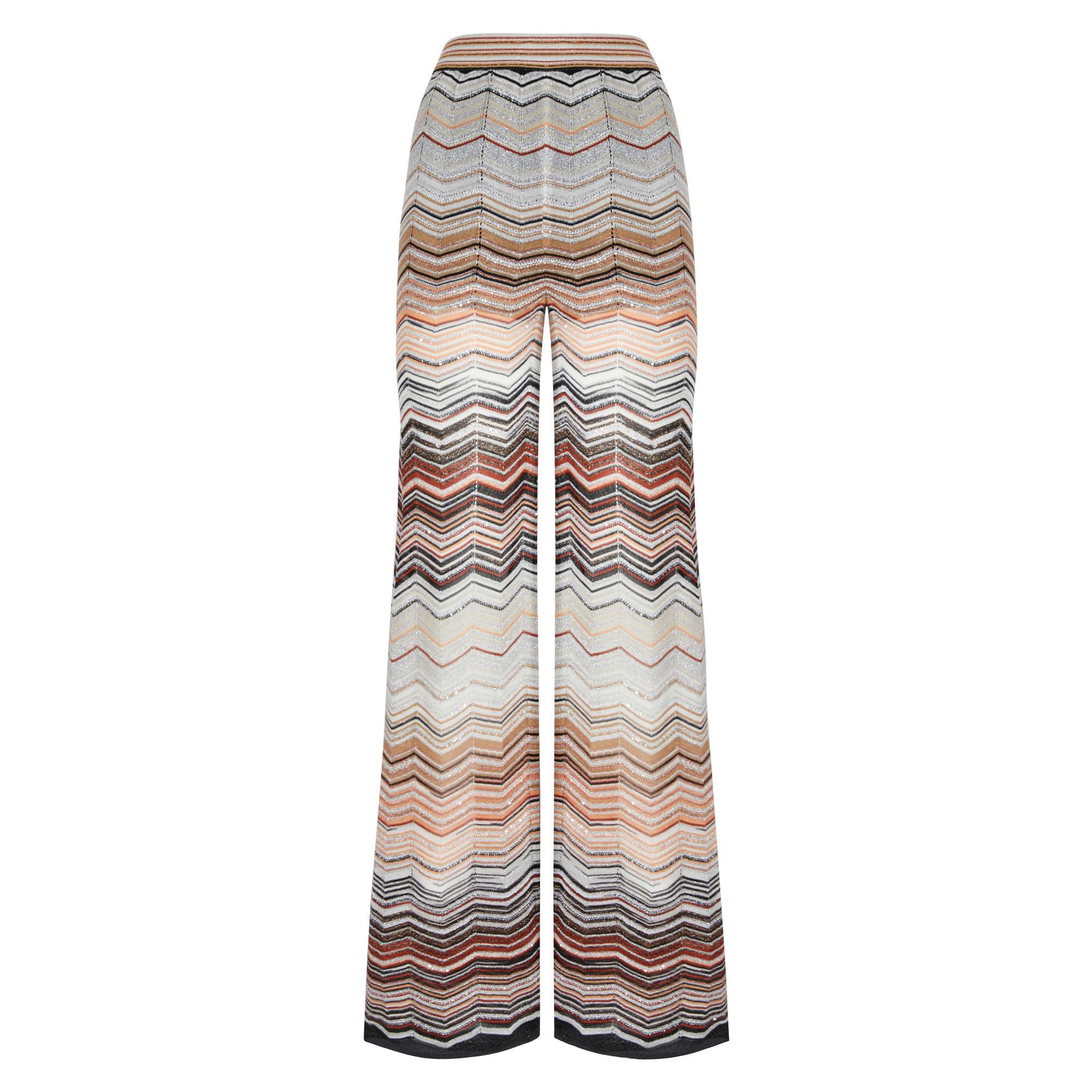 Trouser With Metallic Fibers