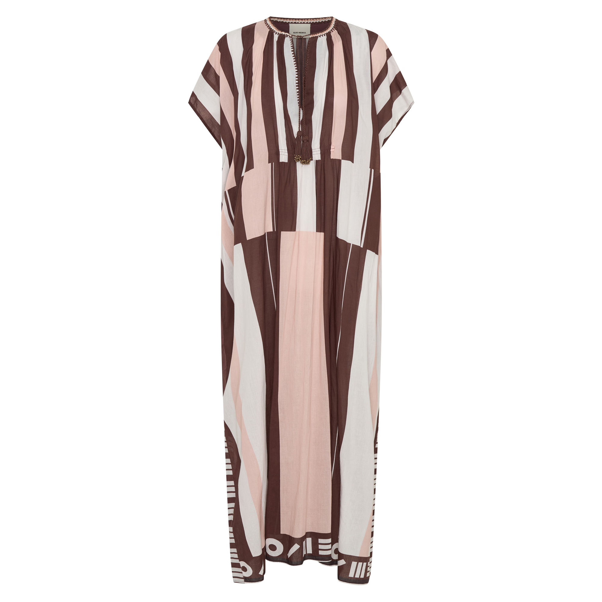 Thaddeus Short Sleeve Midi Caftan