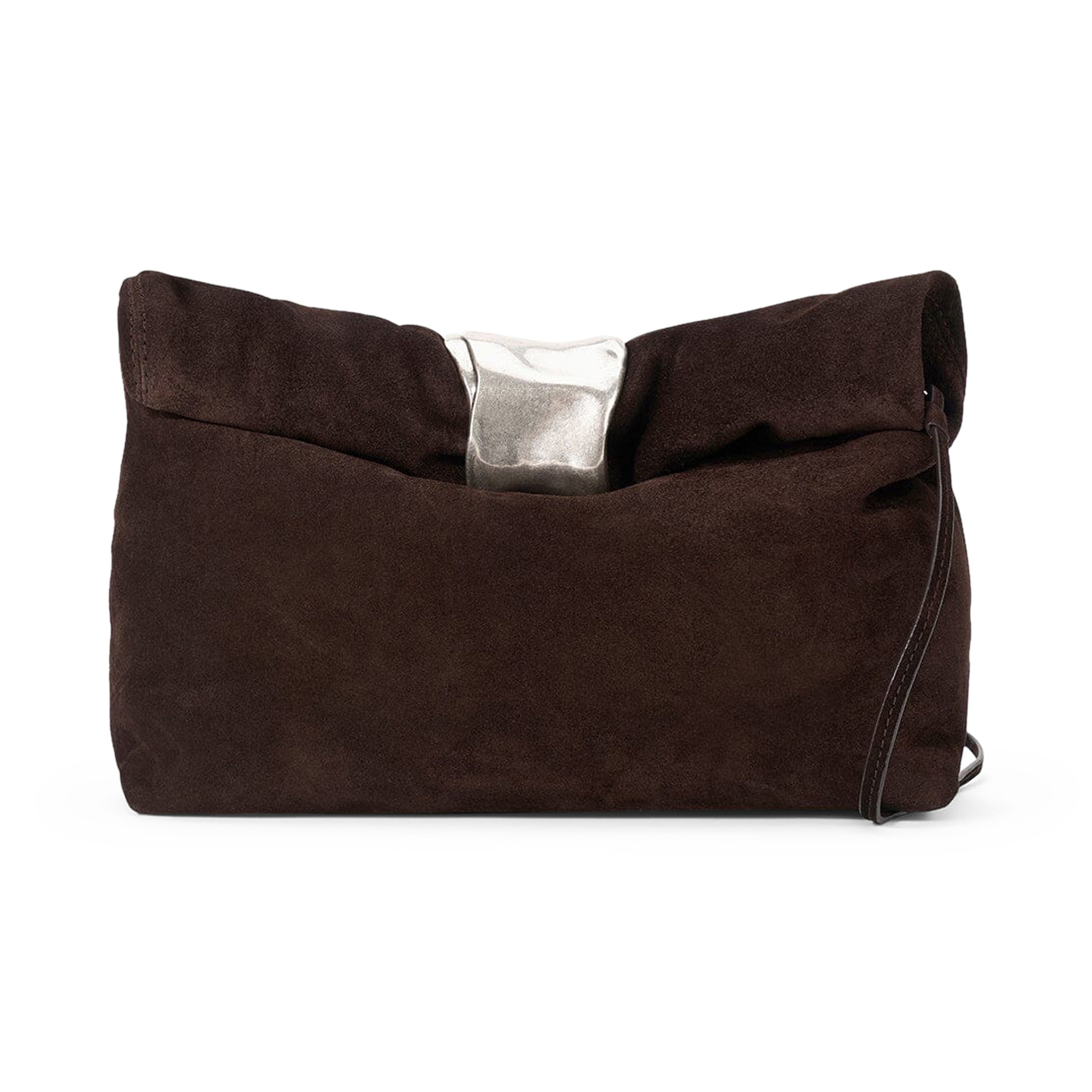 Suede Cuff Clutch
