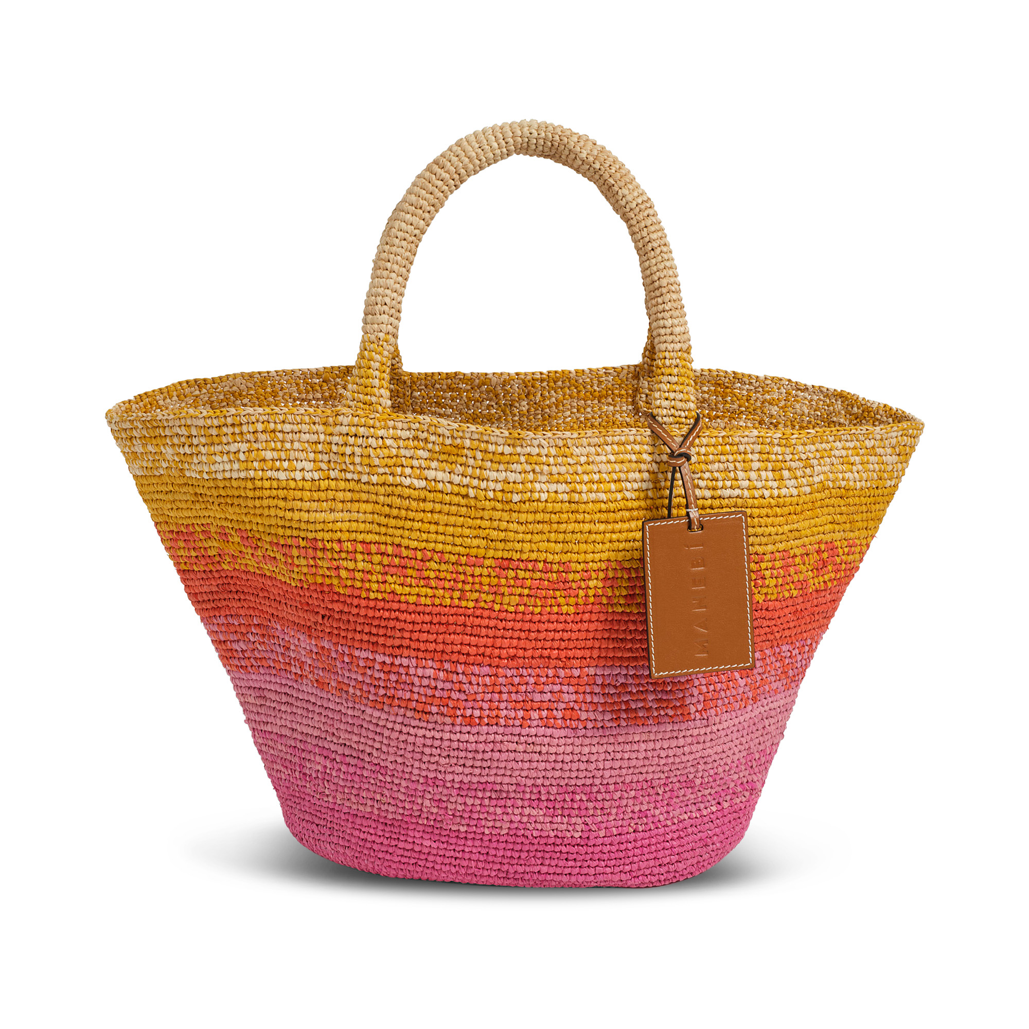 New Panier Ombre Raffia Tote Bag
