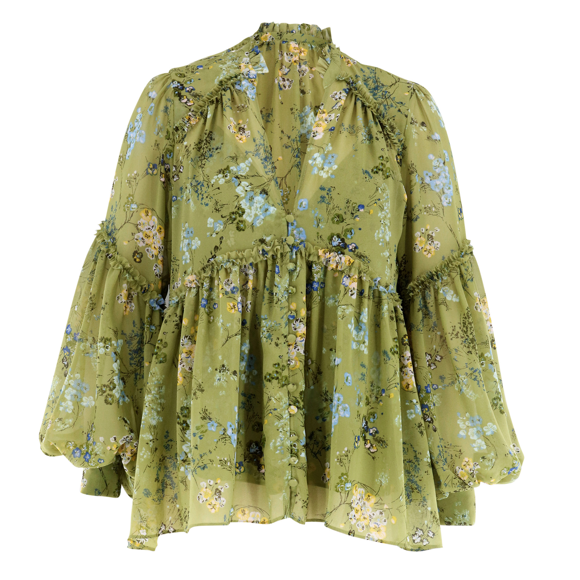 Windswept Floral Edeline Top