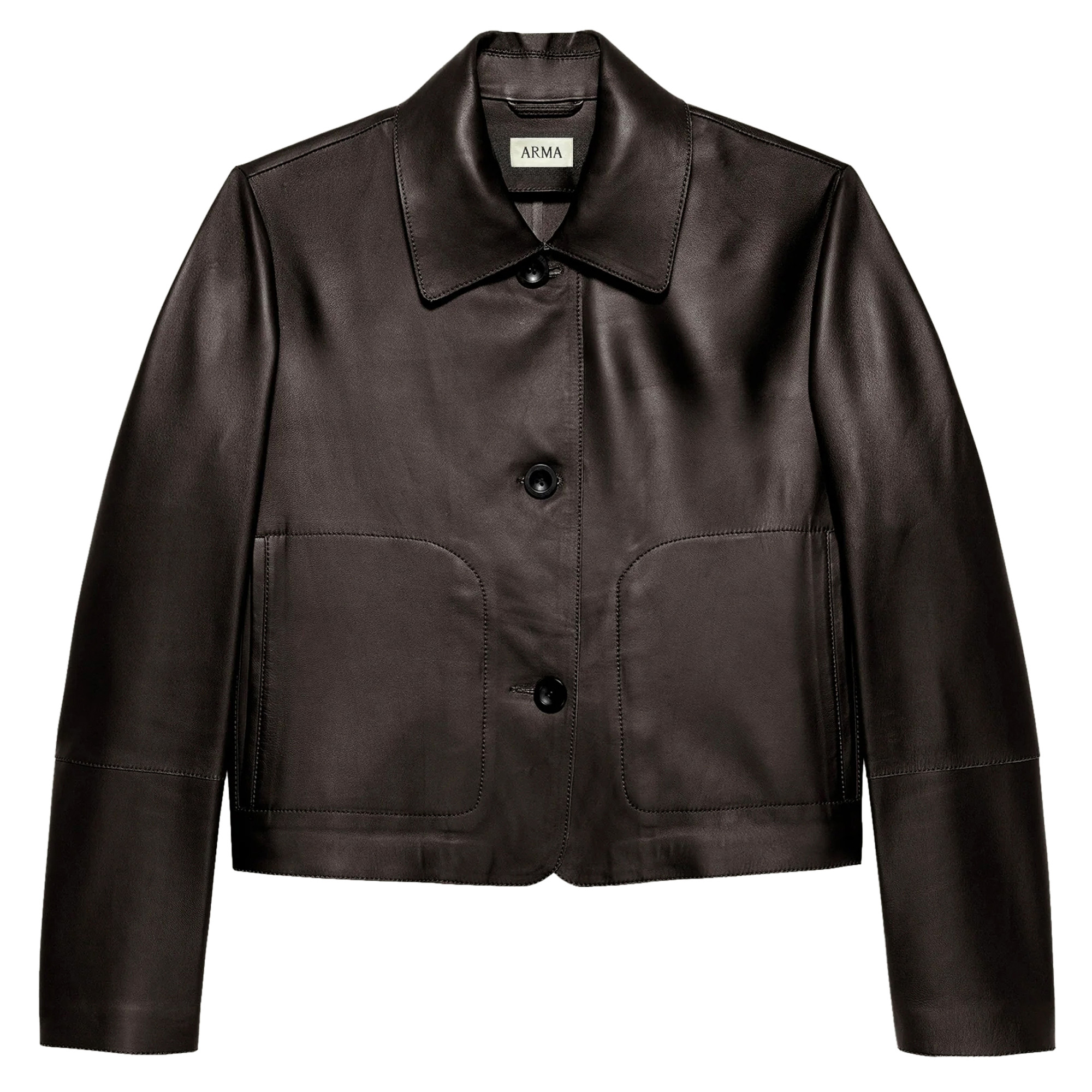 Emy Lamb Leather Classic Jacket