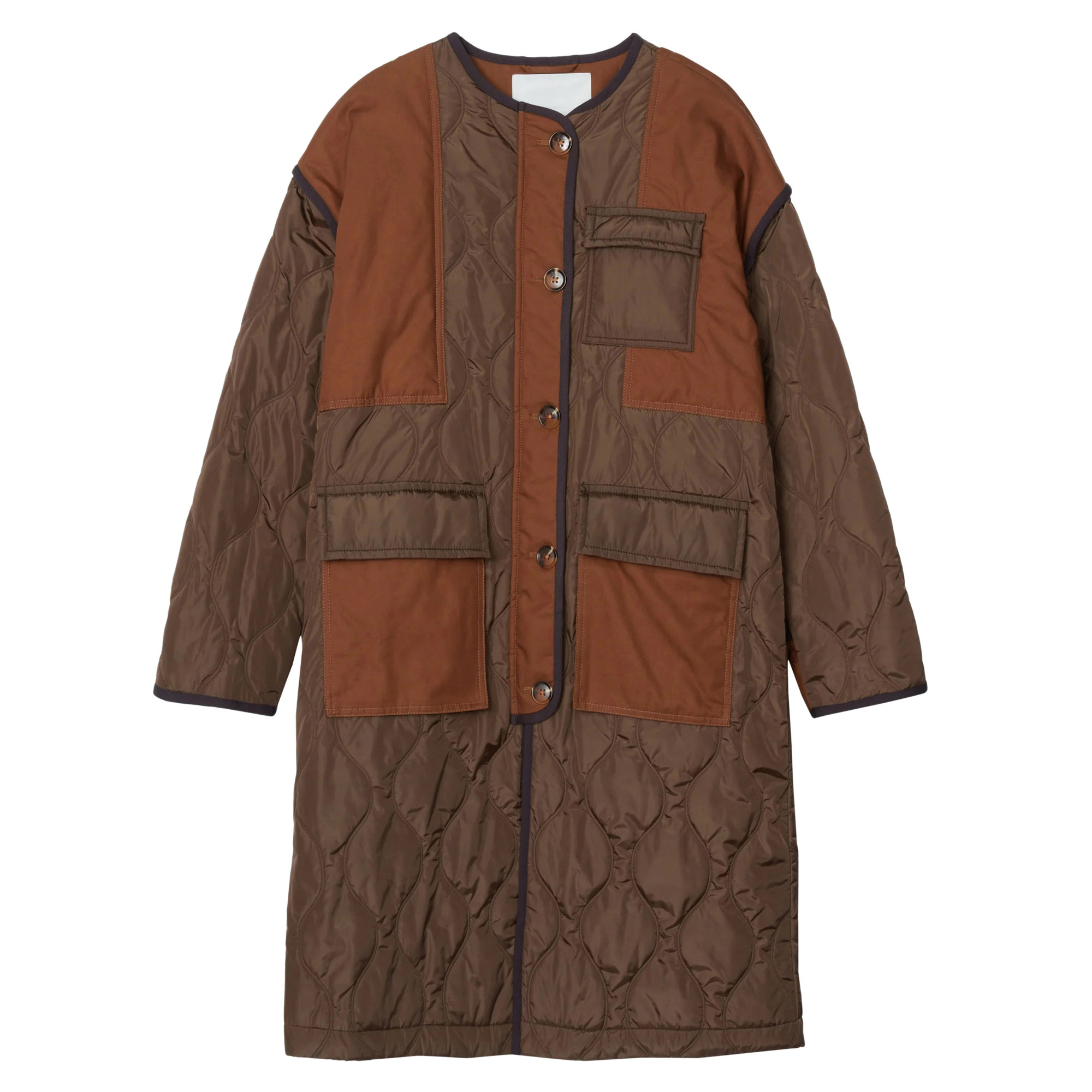 Quilted Nylon Liner Coat