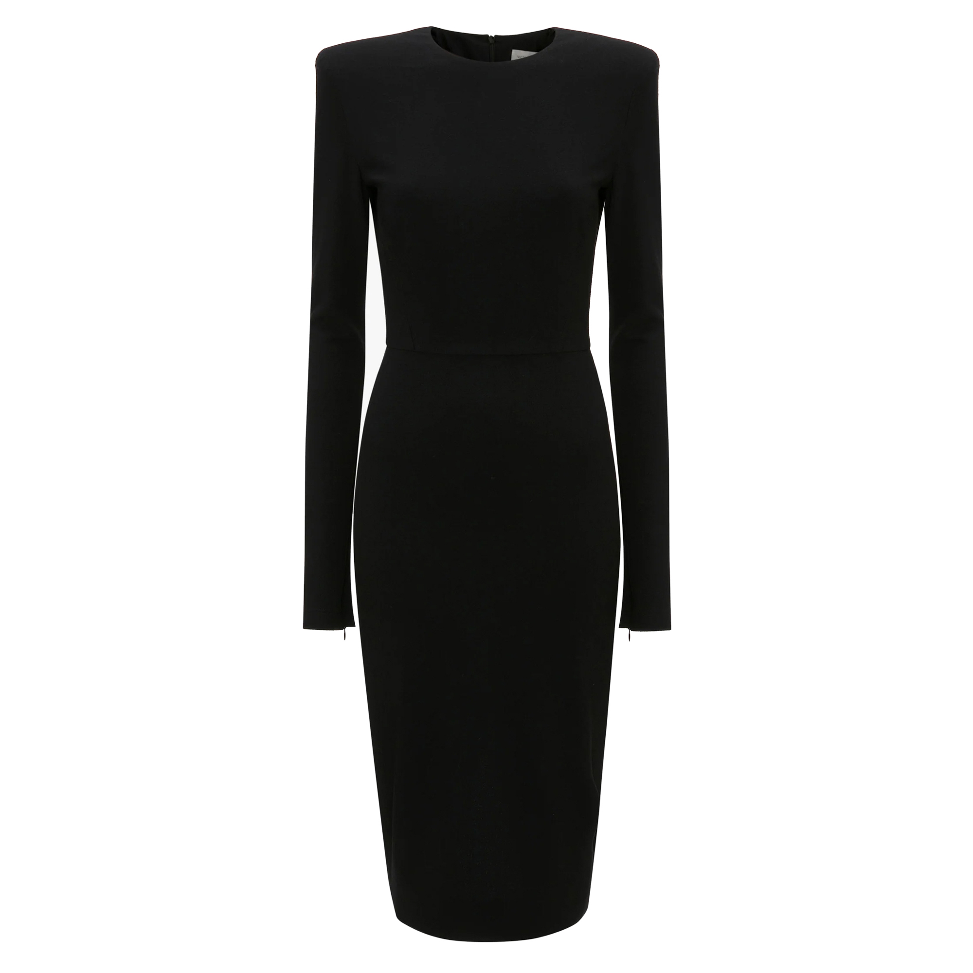 Long Sleeve Fitted T-Shirt Midi Dress