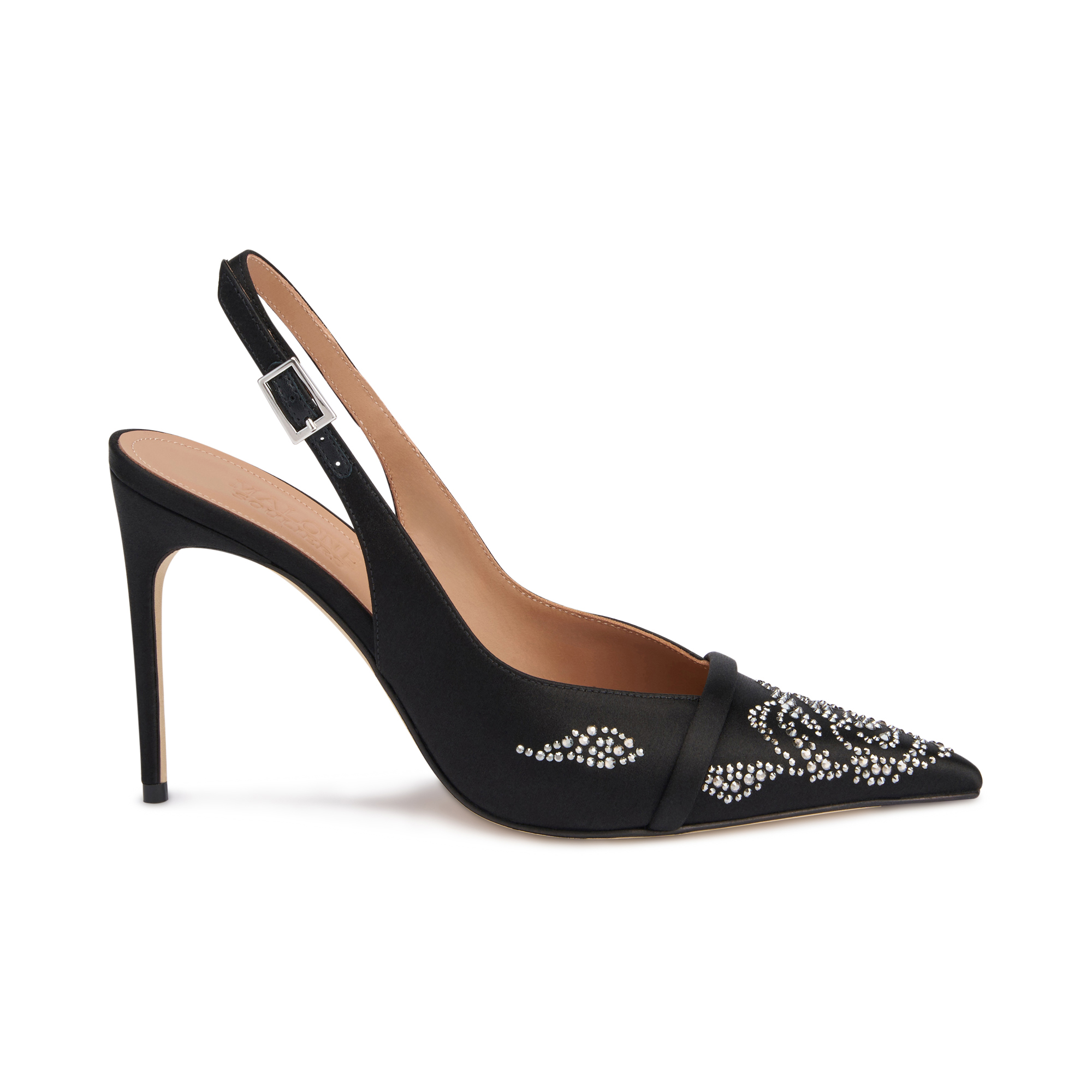 Jazz 90mm Crystal Embellished Sling-Back Pump