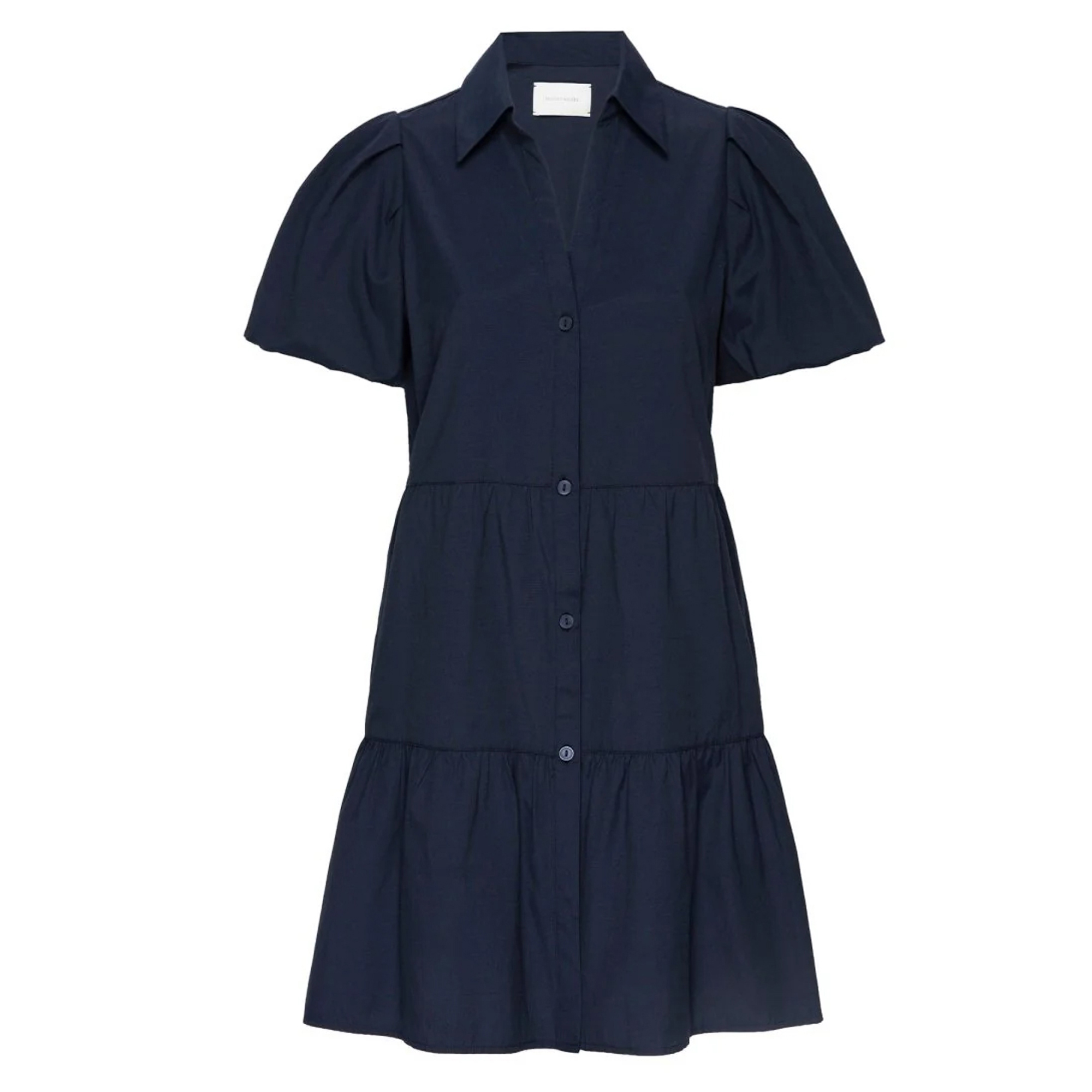 Havana Puff Sleeve Mini Dress