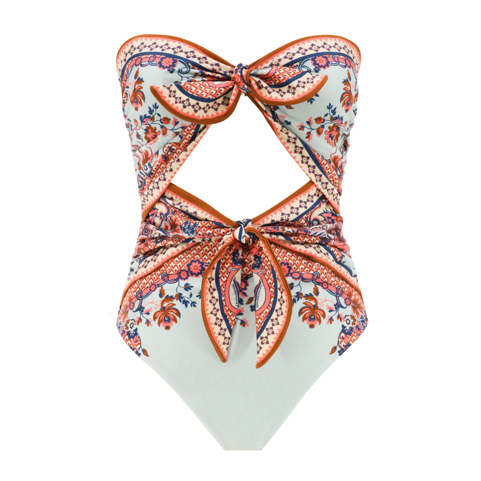 Aster Scarf Tie One-Piece Swimsuit
