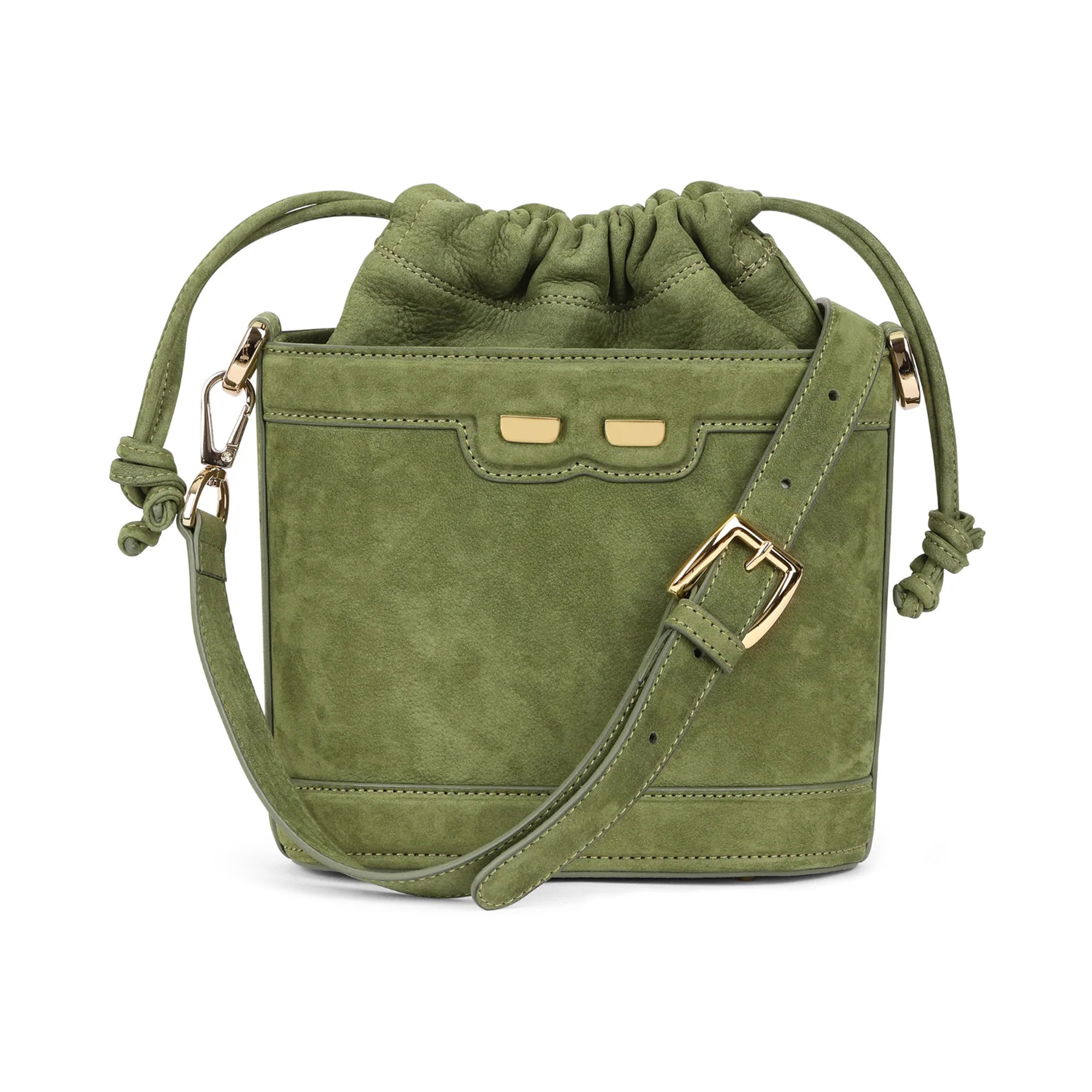 Byrd Bucket Bag In Suede