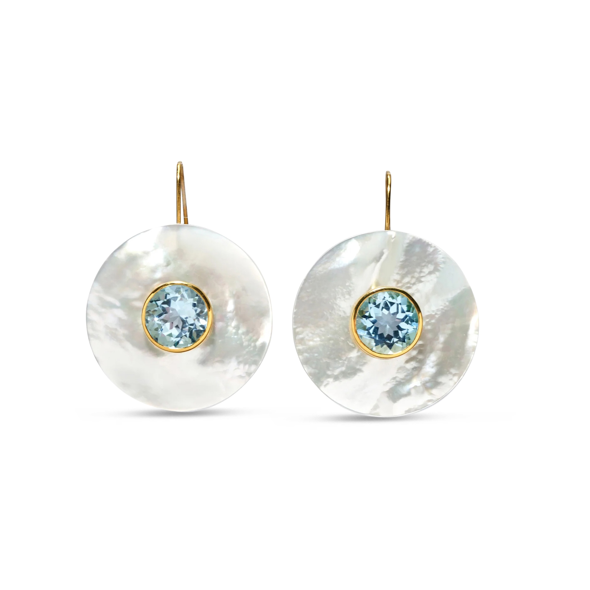 Taj Earring In Blue Topaz