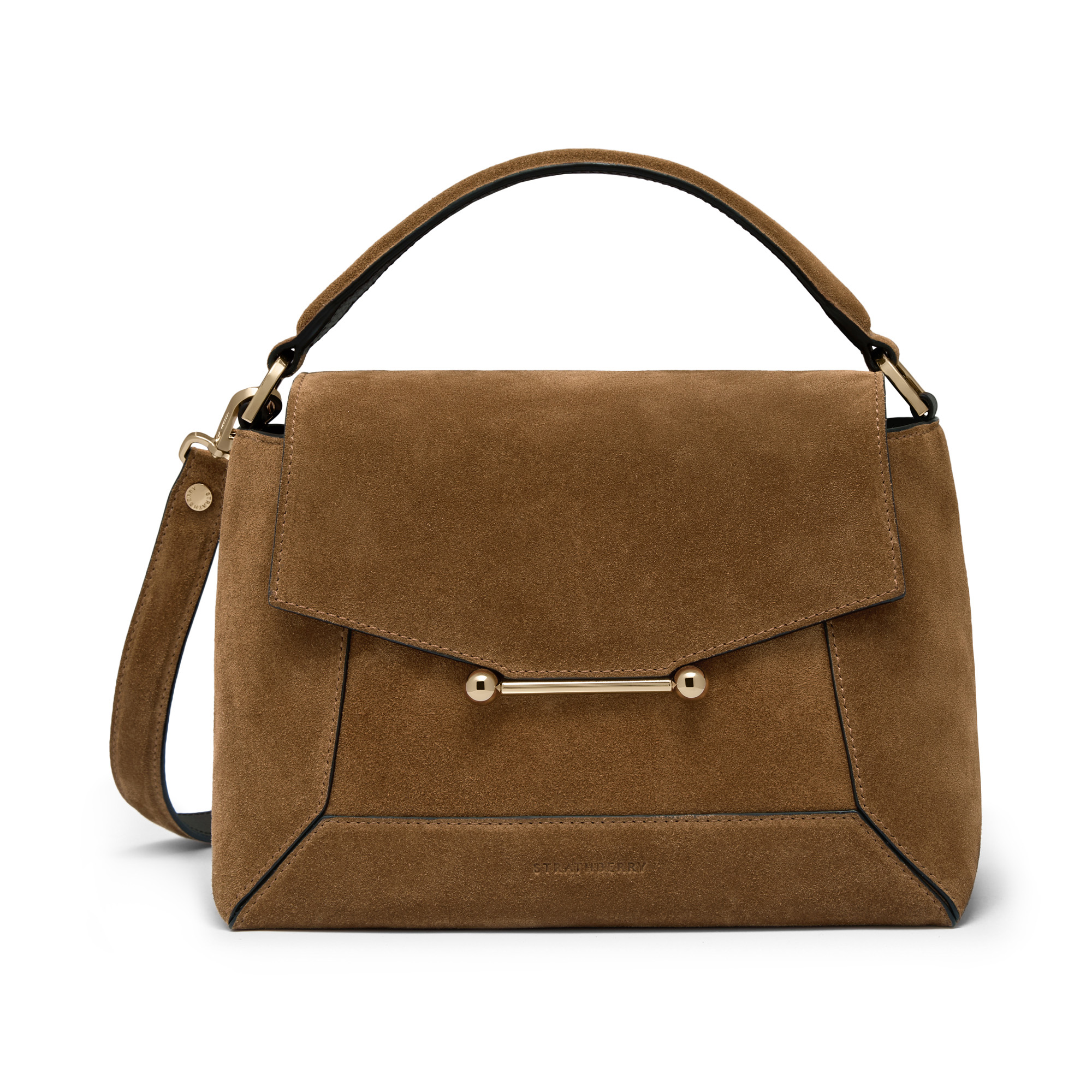 Mosaic Suede Top Handle Bag