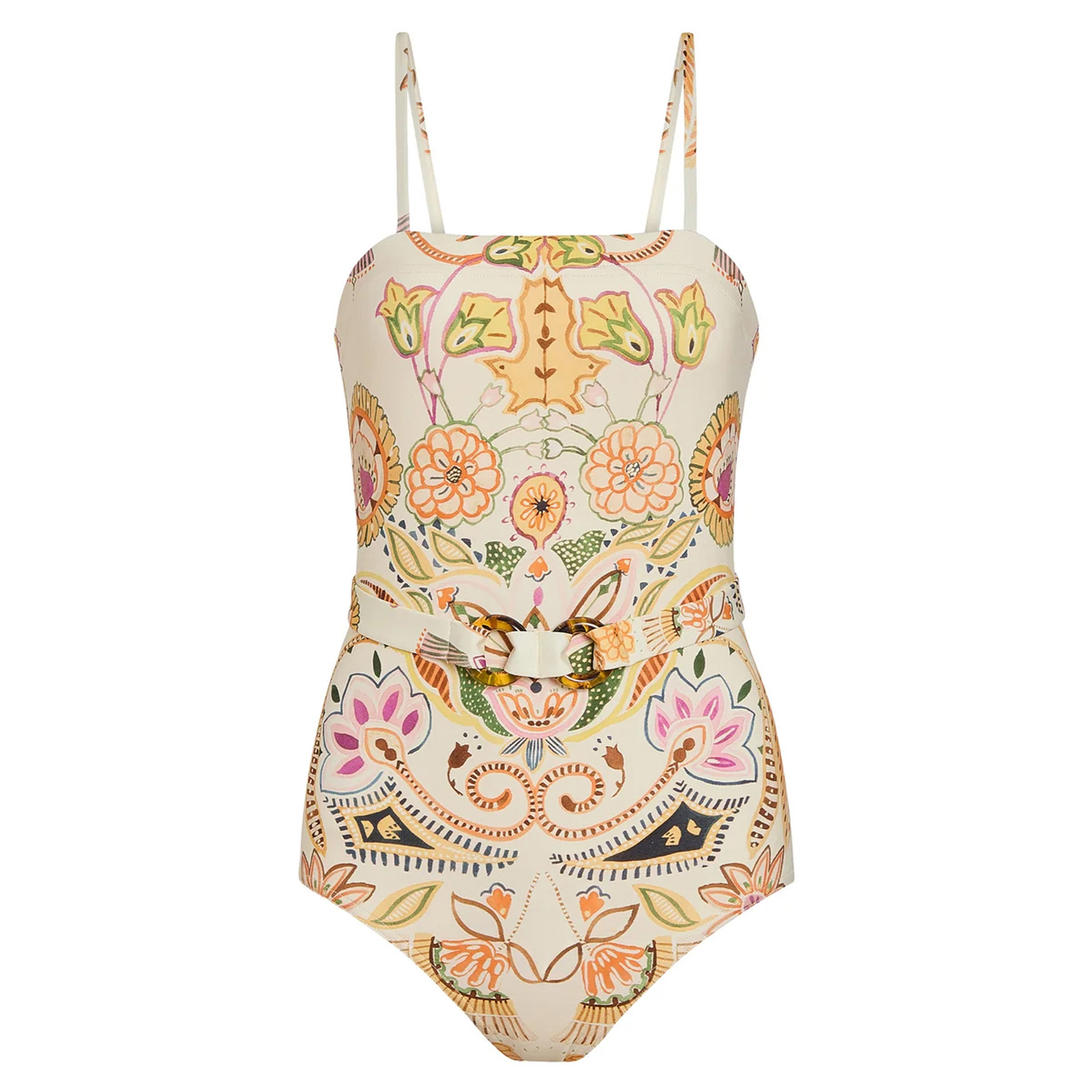 Attina Belted One Piece Swimsuit