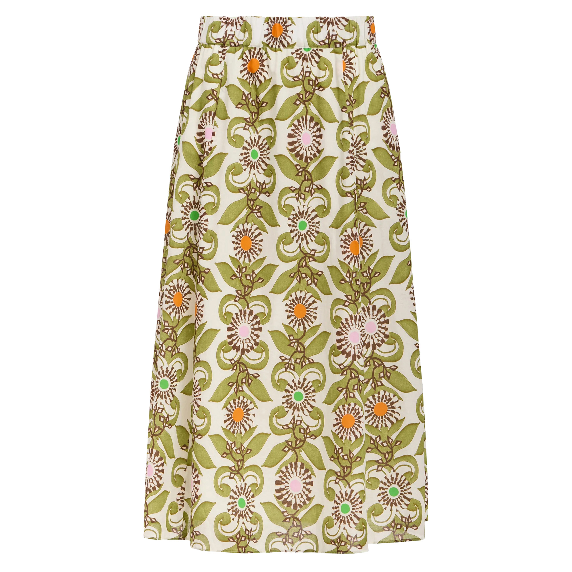 Sasha Pull-On Midi Skirt