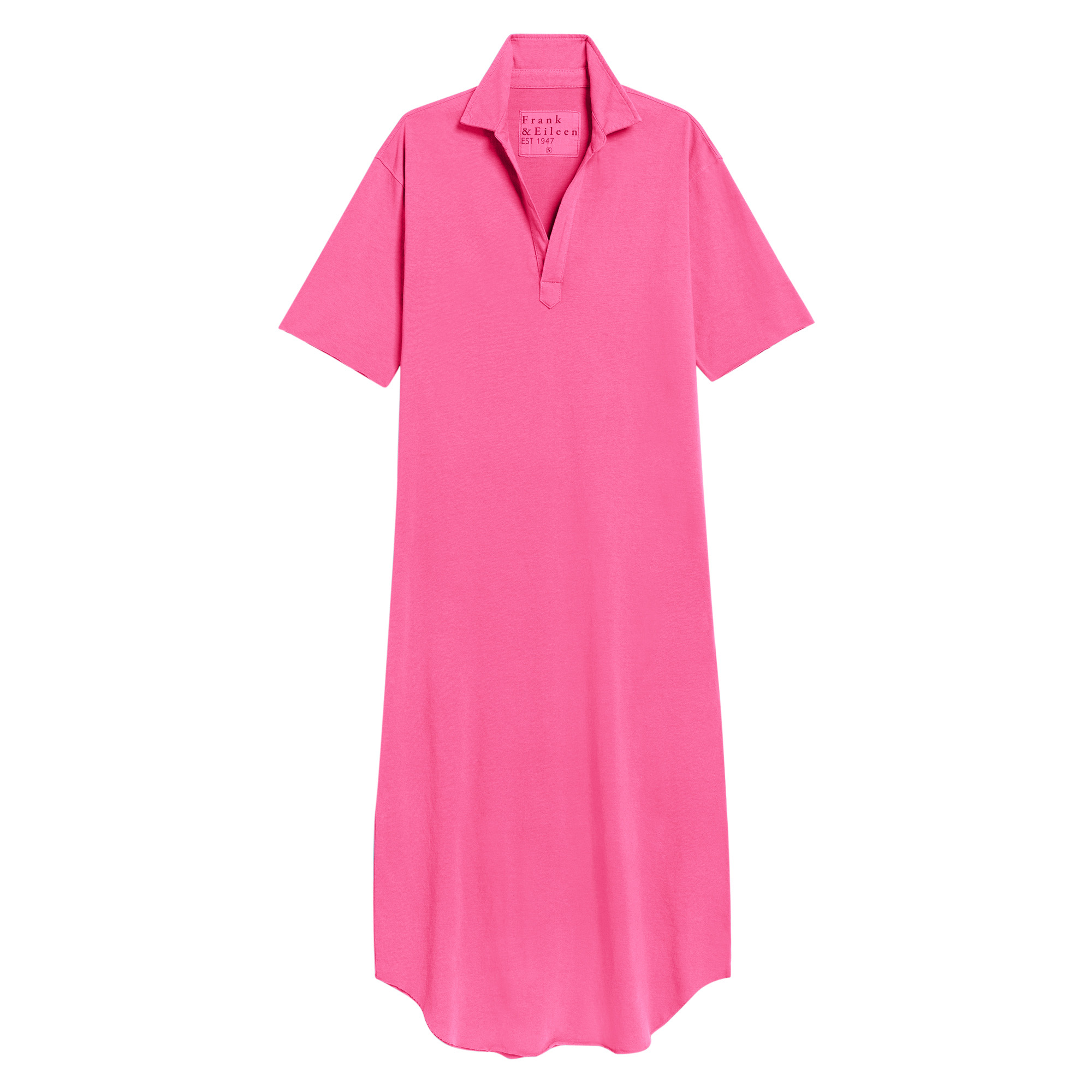 Emma Popover Henley Short Sleeve Maxi Dress