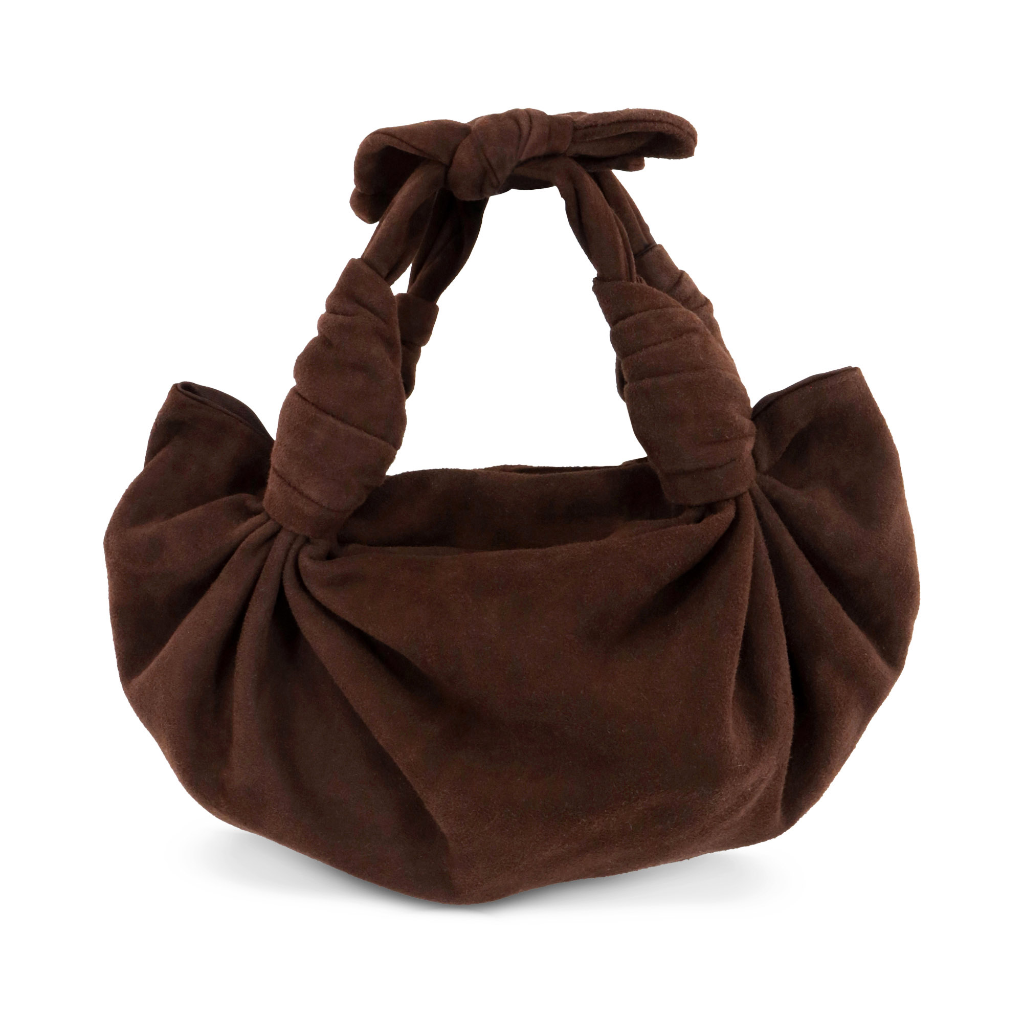 Suede Knot Bag