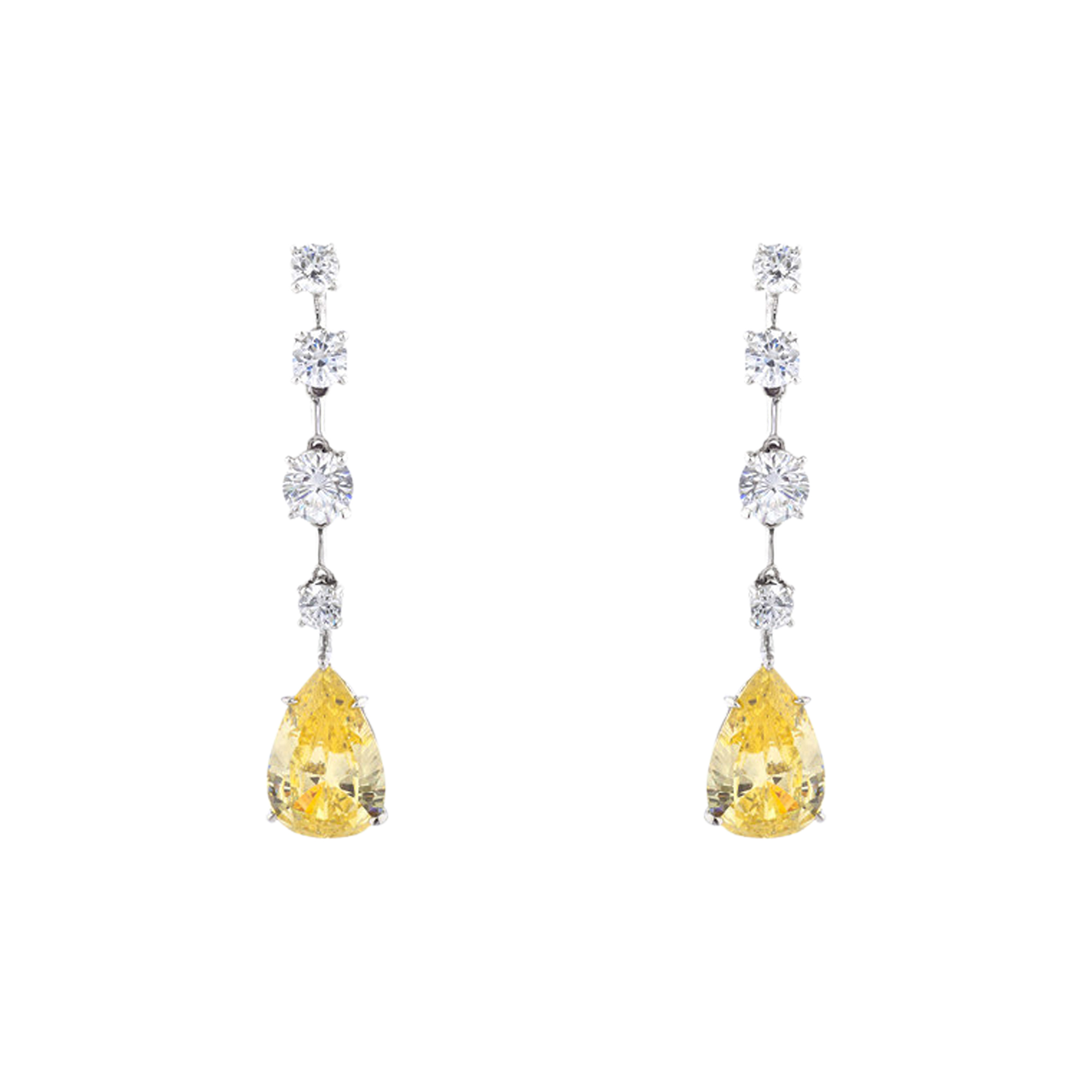 Multistone Drop Earrings