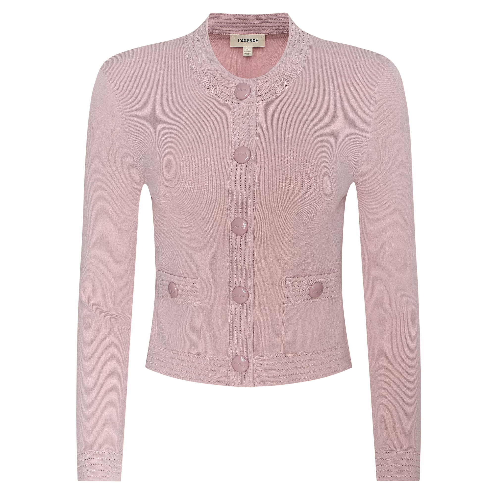 Patsy Long Sleeve Cropped Crewneck Cardigan