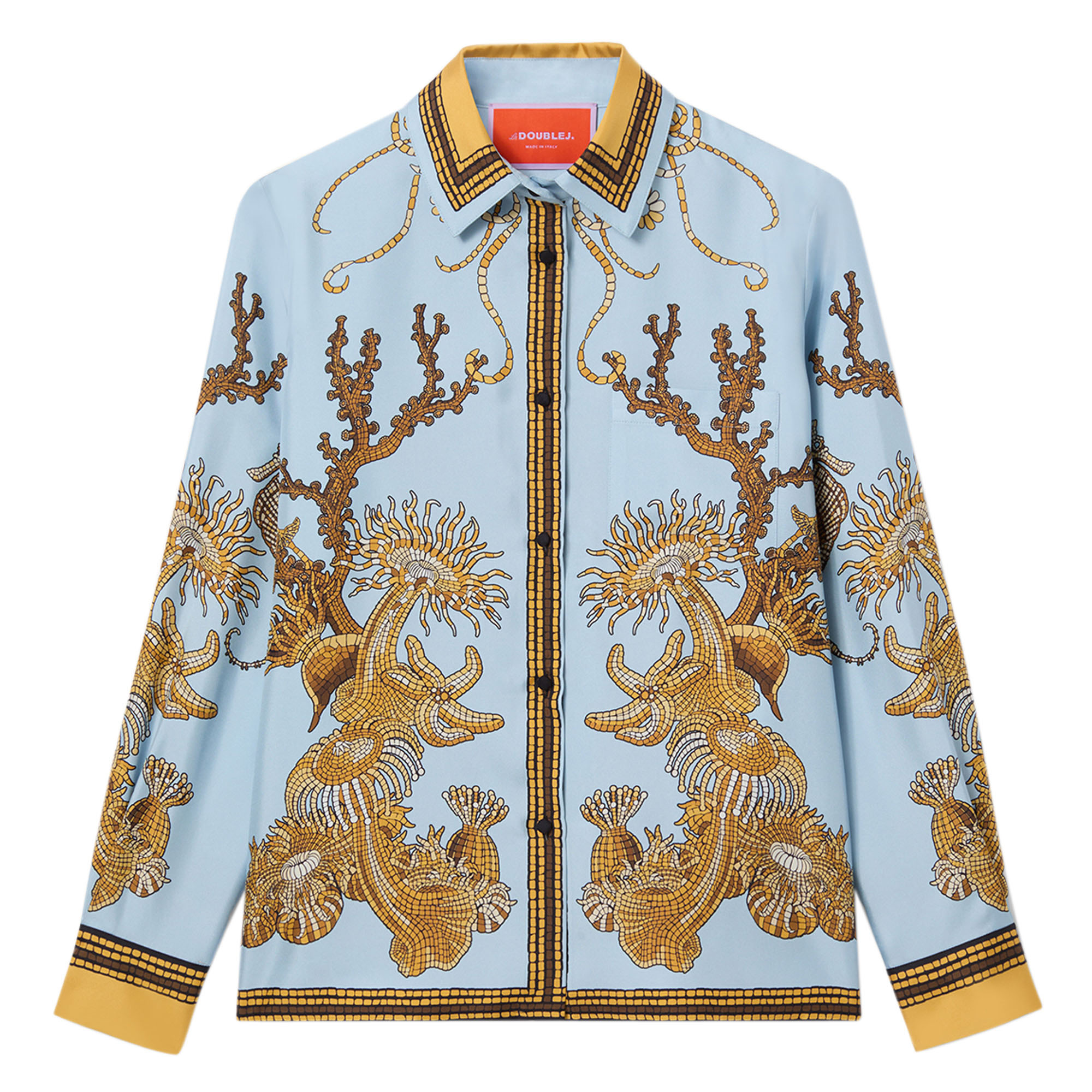 Long Sleeve Silk Boy Shirt