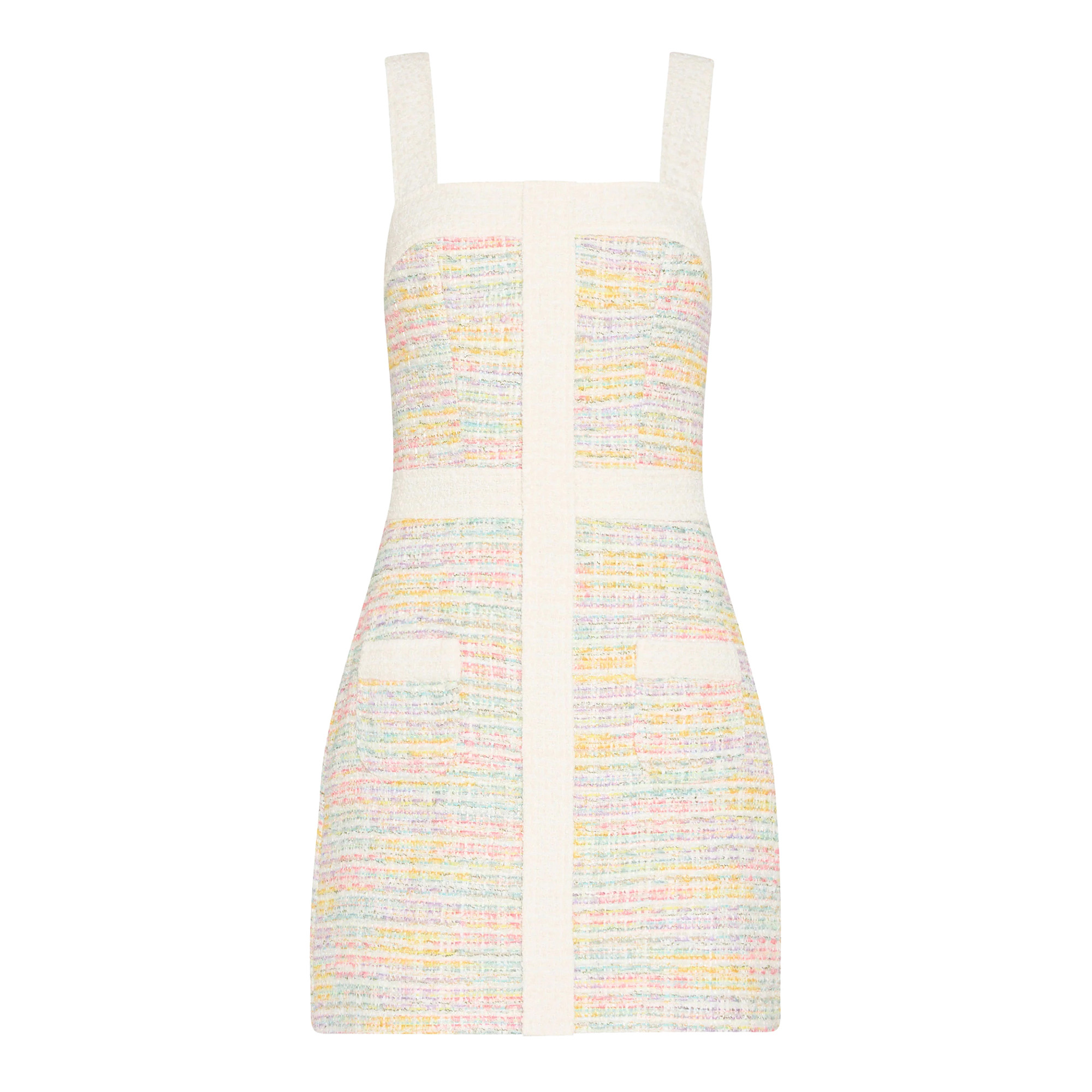 Archie Sleeveless Tweed Mini Dress