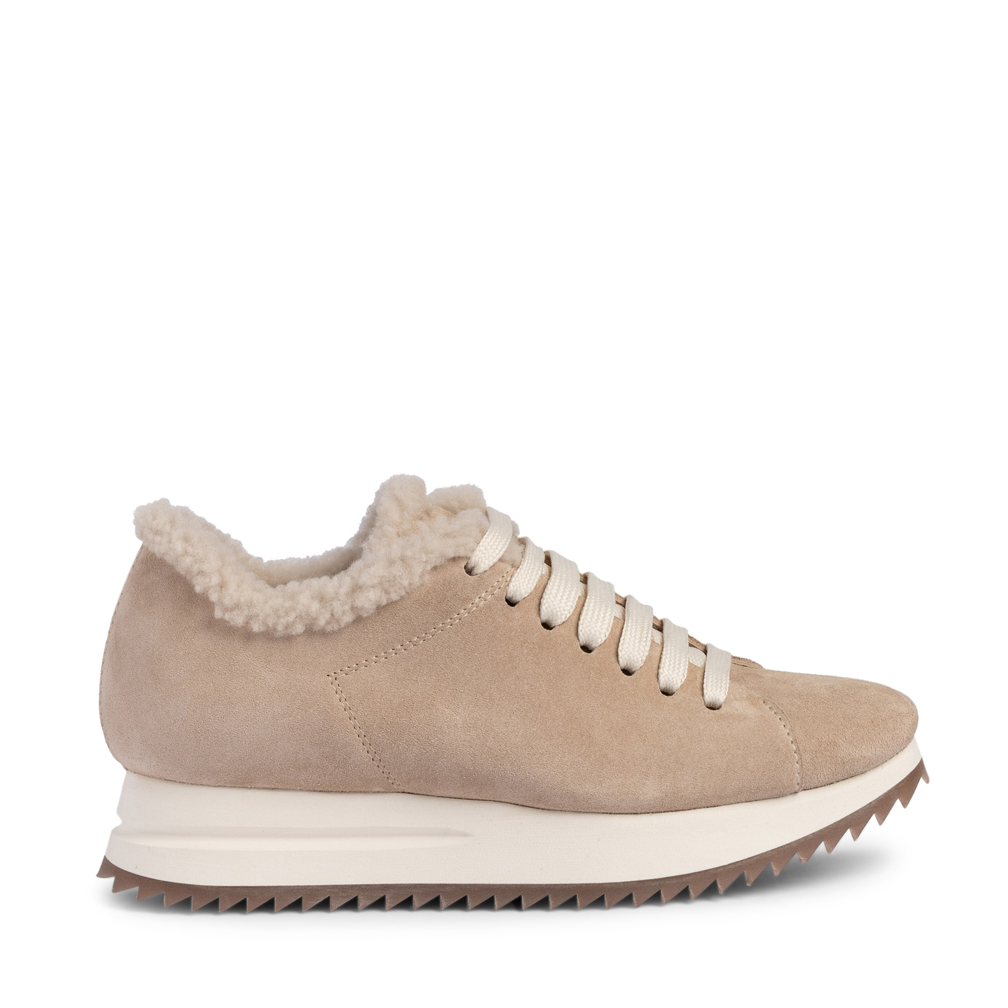Orinda Sneaker With Shearling Trim