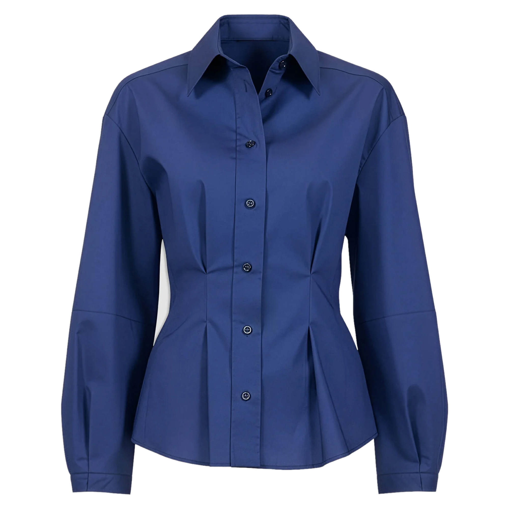 Lucia Long Sleeve Cinched Waist Blouse