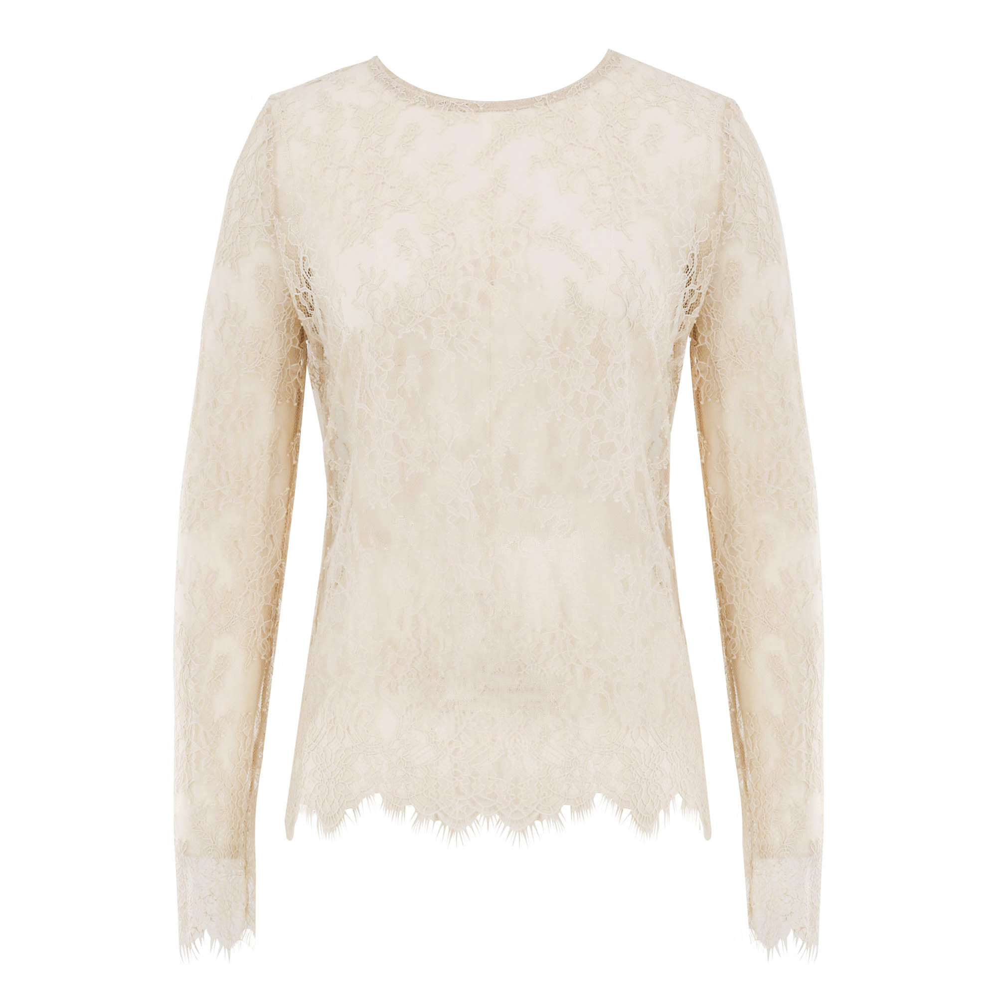 Fallon Long Sleeve Lace Blouse